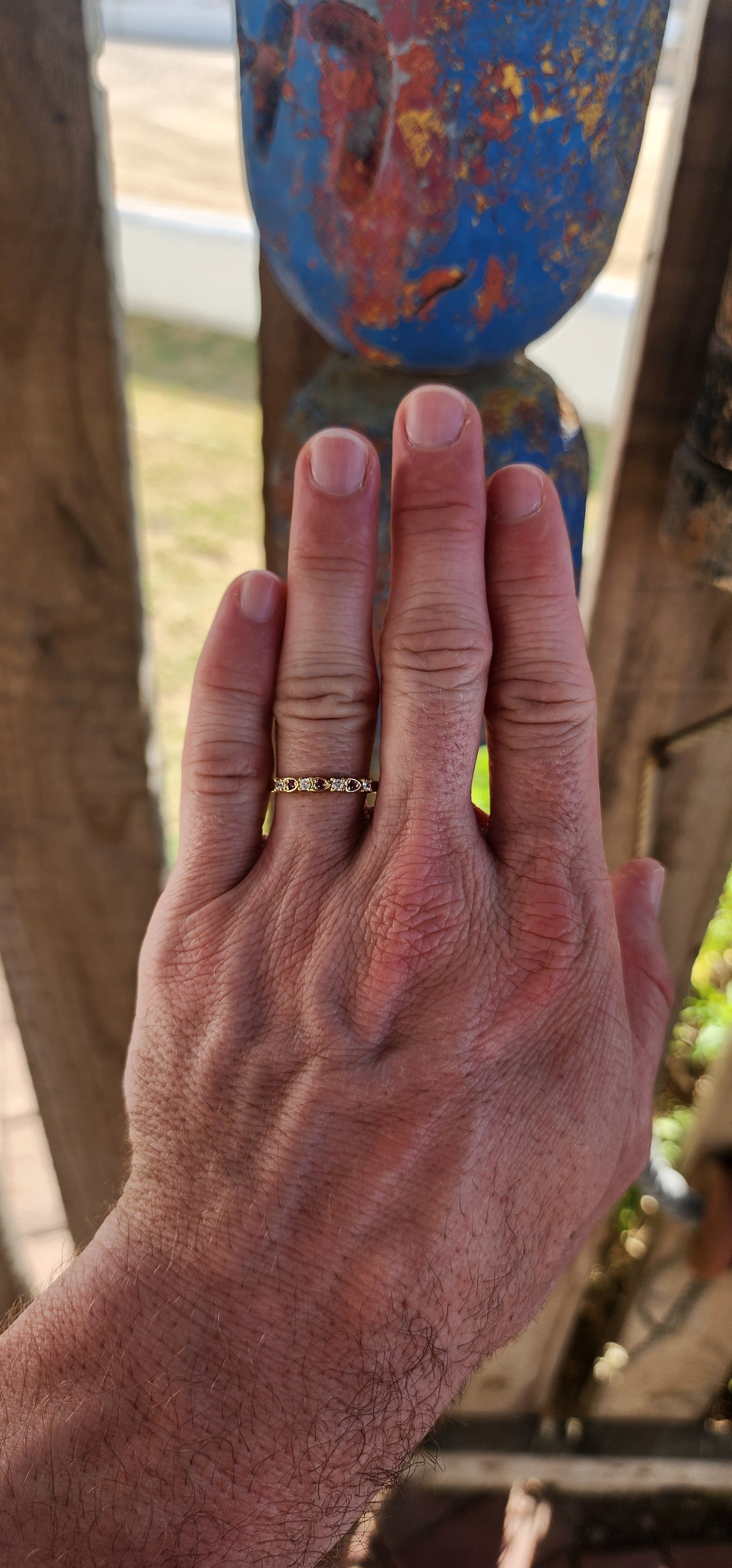 Firelight Stacking Ring – Ruby