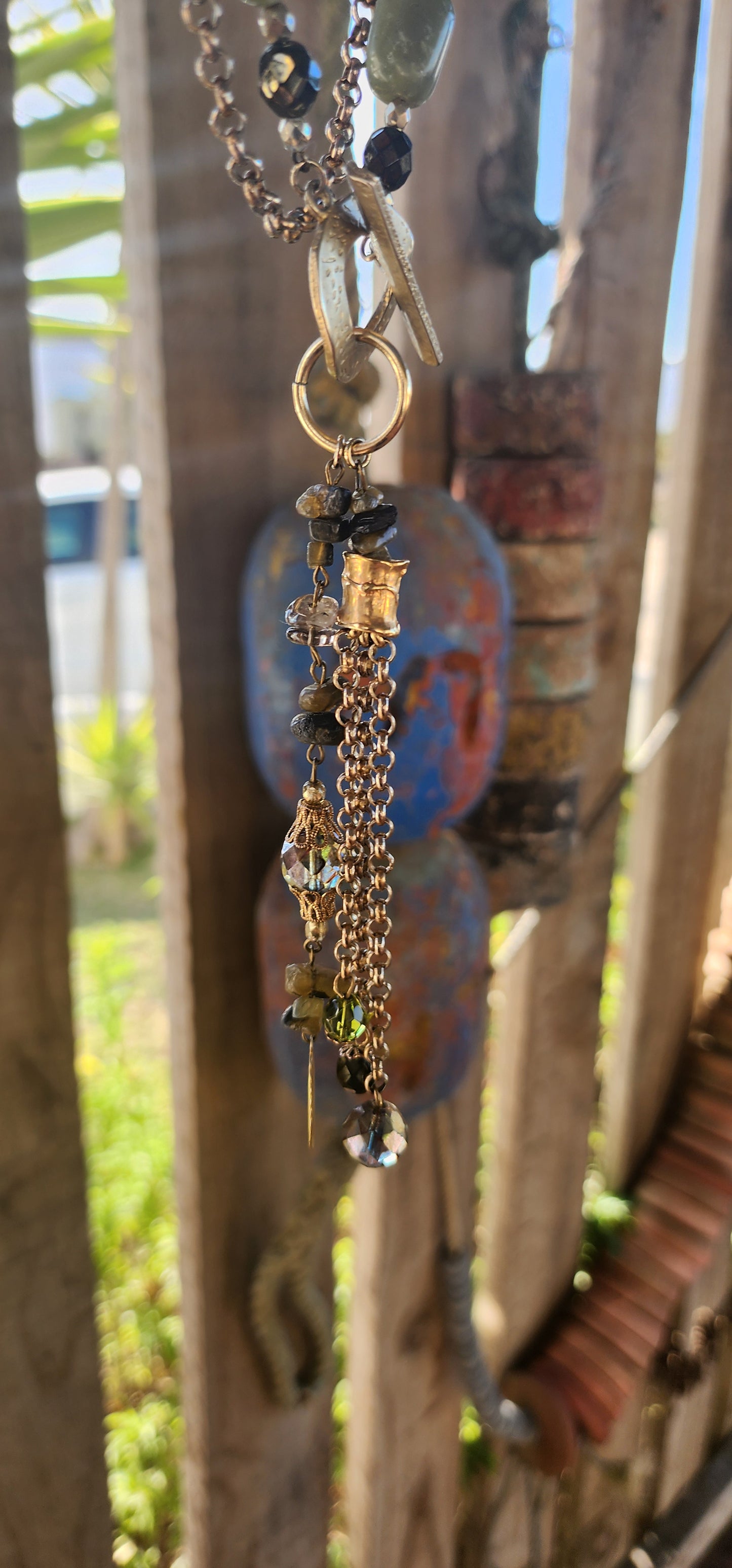 Beautiful and bohemian at its best — this designer costume tassel necklace by Eli Jewellery is a true statement piece for the free-spirited maximalists.