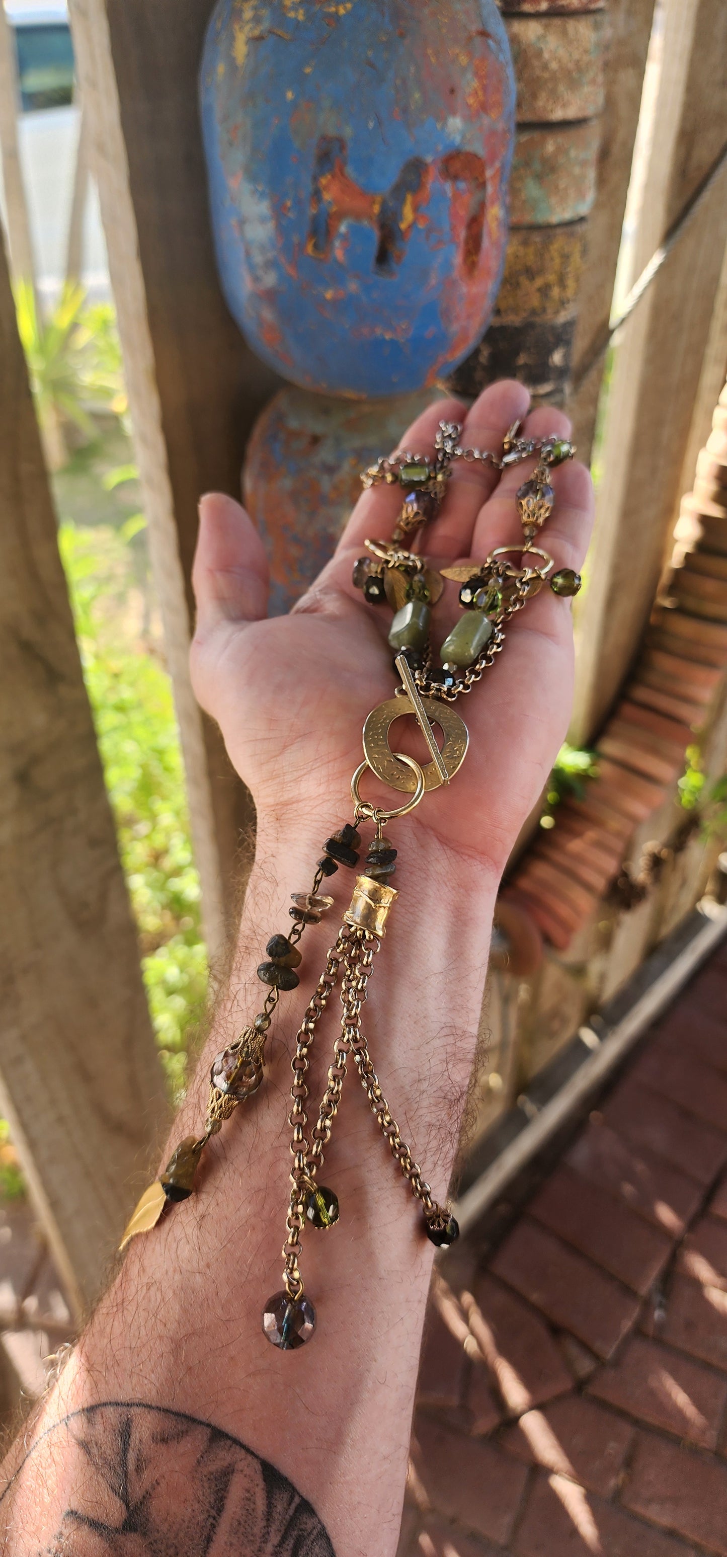 Beautiful and bohemian at its best — this designer costume tassel necklace by Eli Jewellery is a true statement piece for the free-spirited maximalists.