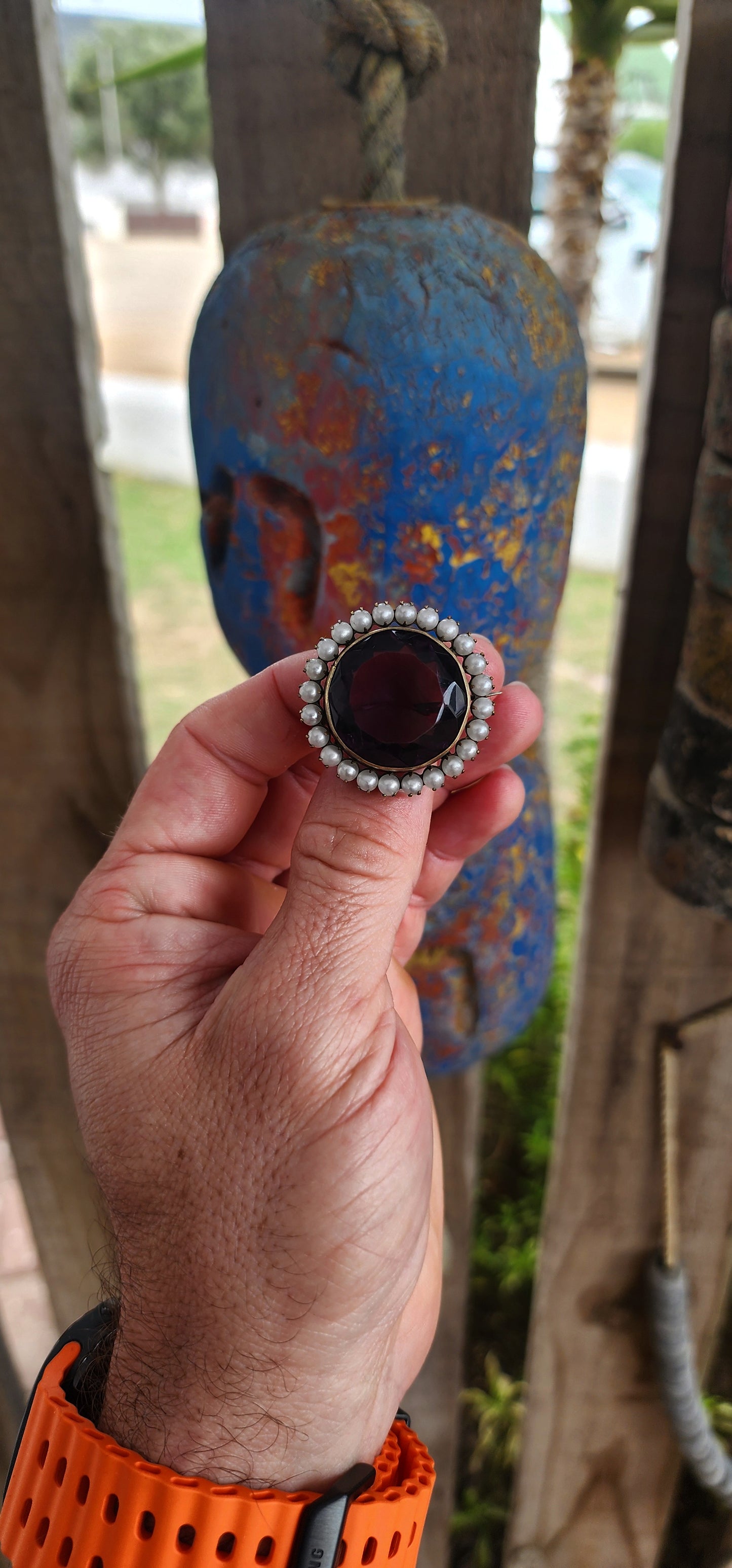 This antique Victorian-era costume beauty is a classic example of 19th-century elegance and sentimentality.