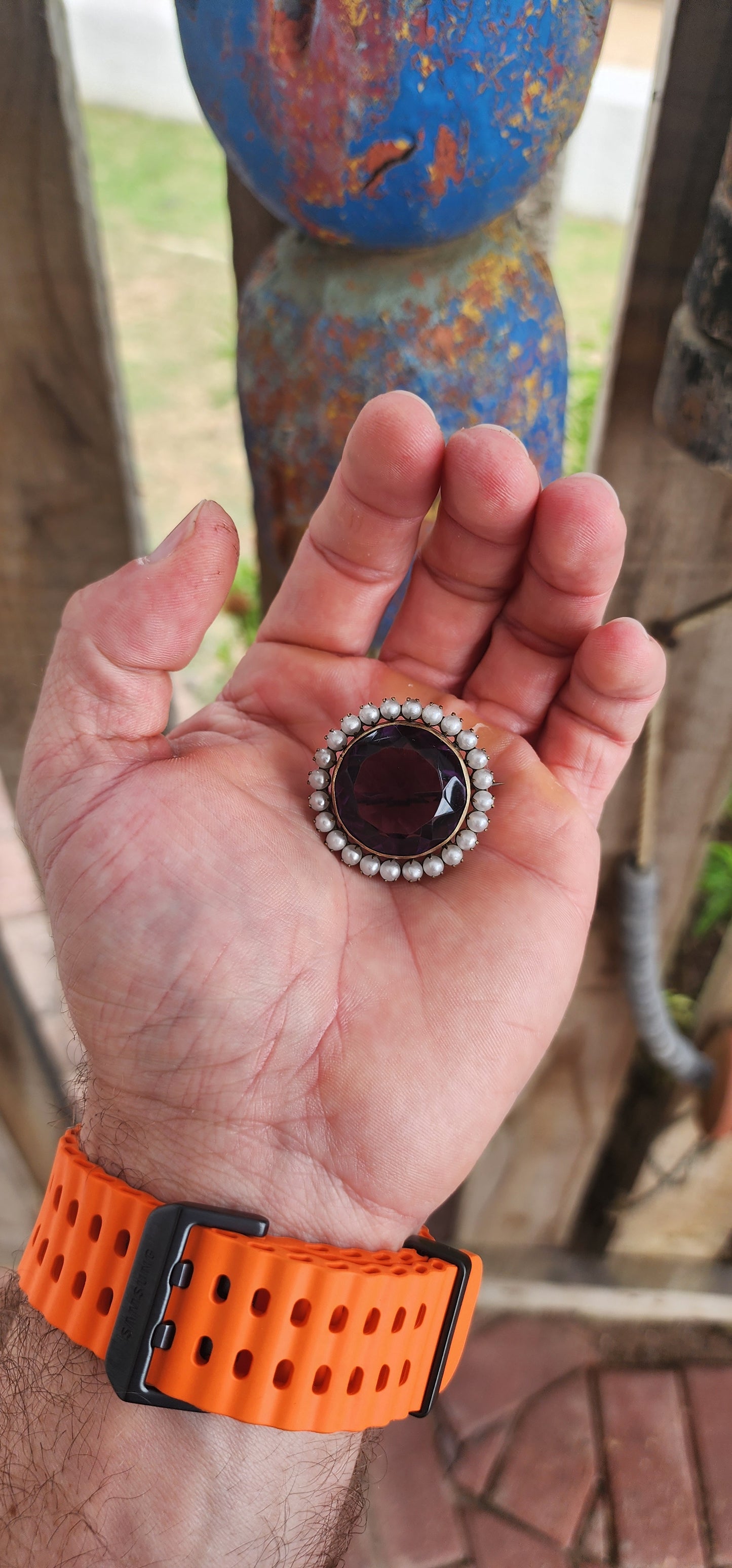 This antique Victorian-era costume beauty is a classic example of 19th-century elegance and sentimentality.