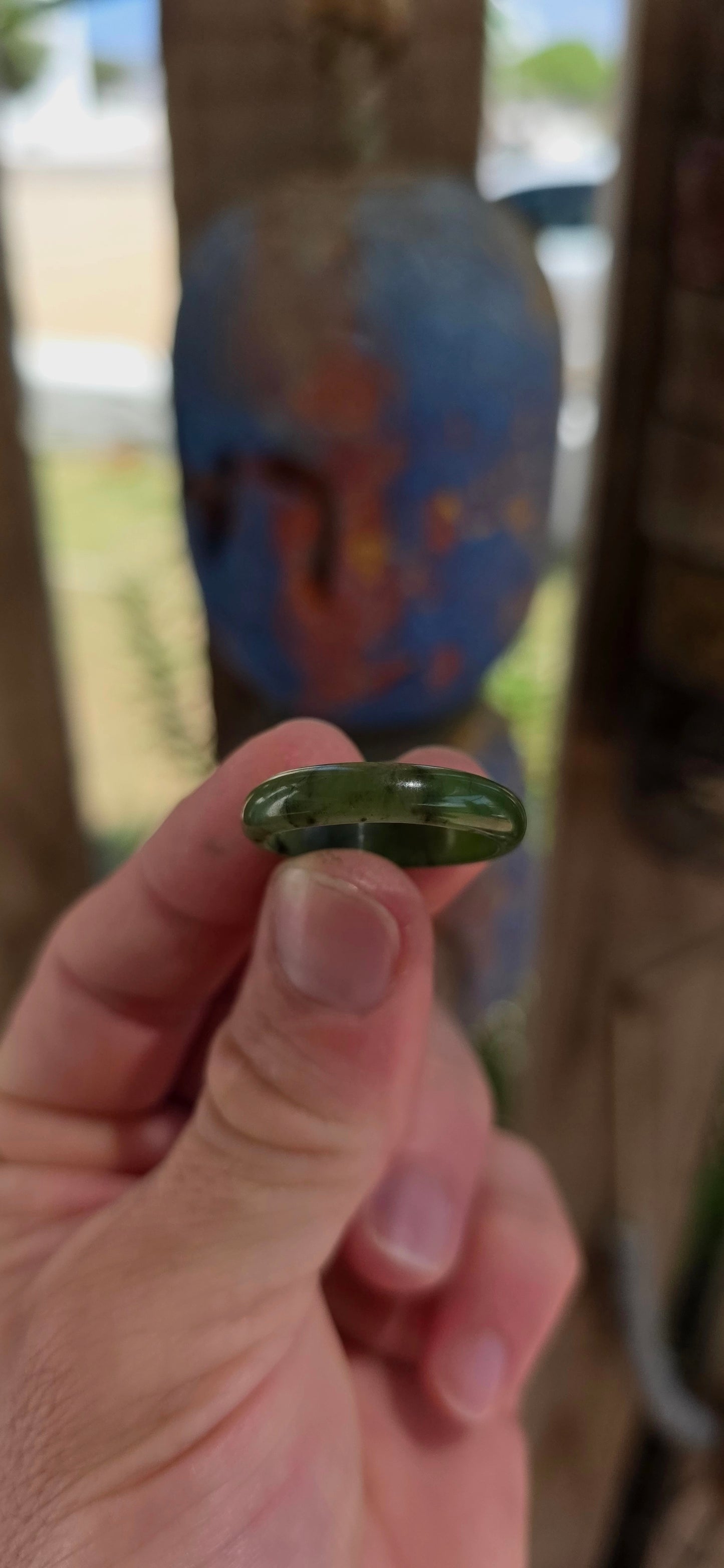 This beautifully carved solid nephrite jade ring is a piece of quiet luxury — the kind that doesn’t shout, but speaks with presence.