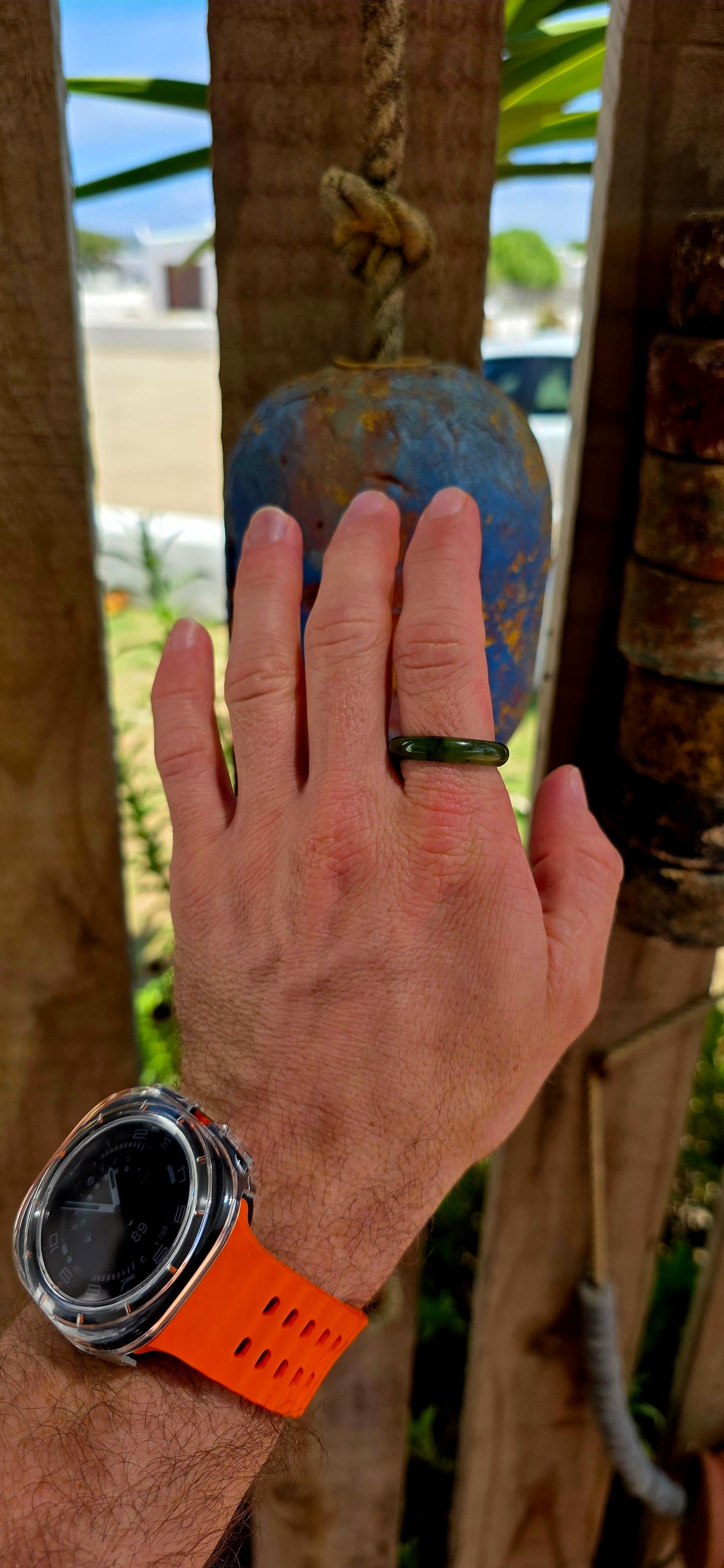 This beautifully carved solid nephrite jade ring is a piece of quiet luxury — the kind that doesn’t shout, but speaks with presence.