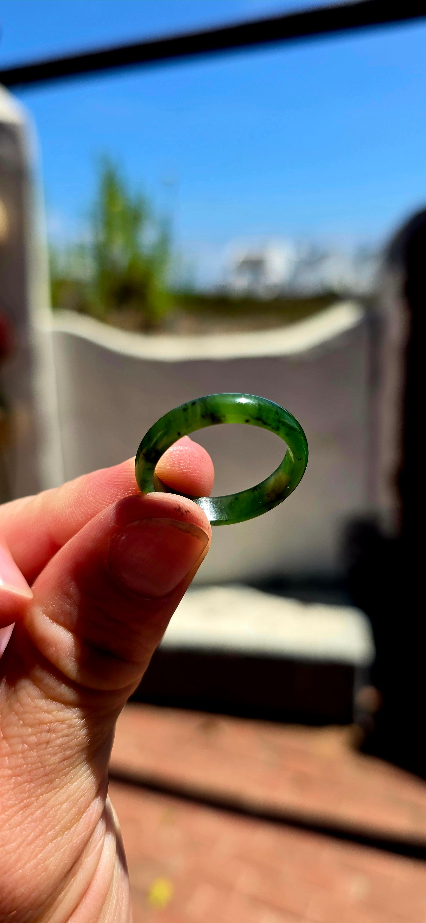 This beautifully carved solid nephrite jade ring is a piece of quiet luxury — the kind that doesn’t shout, but speaks with presence.