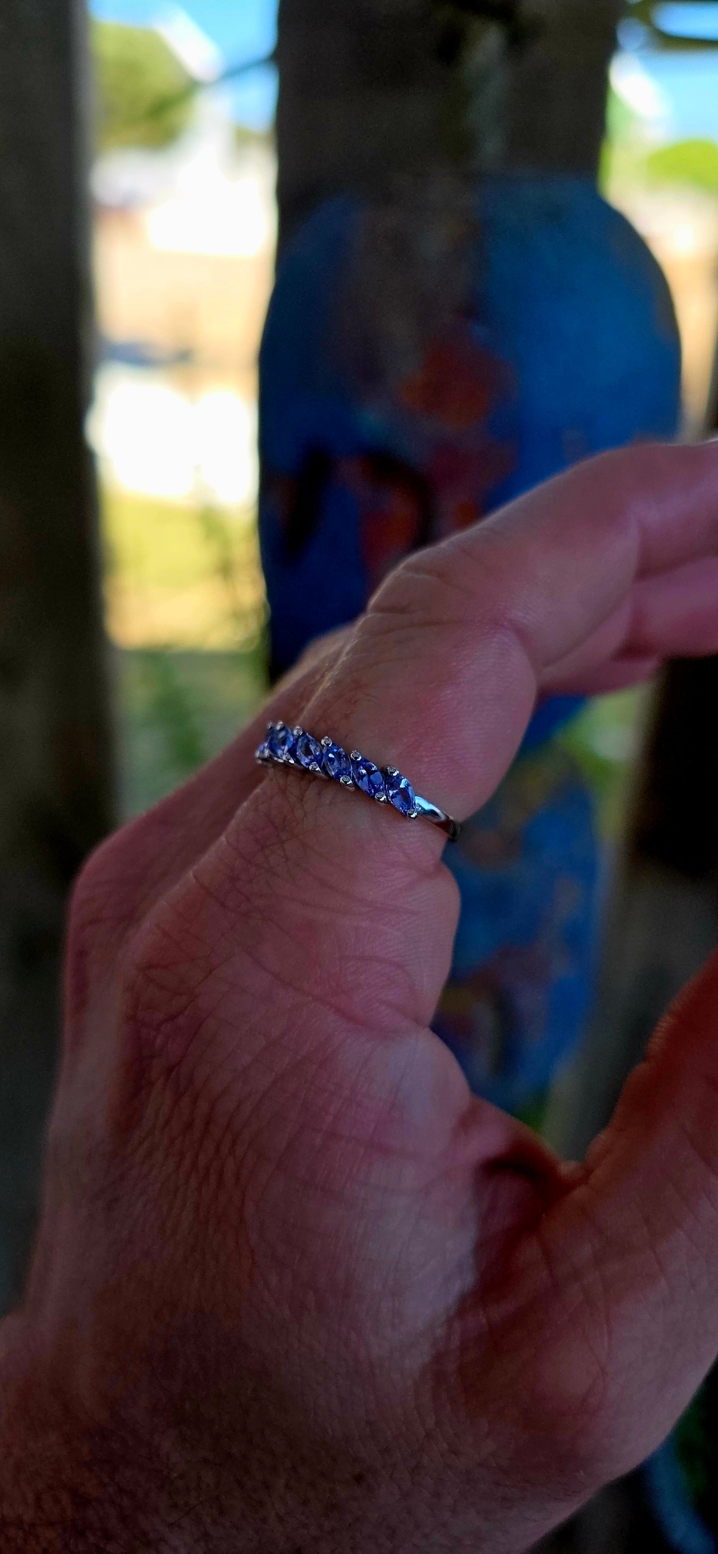 This beautiful matching sterling silver jewellery set brings together the soft, captivating glow of tanzanite gemstones in a coordinated trio designed to complement one another perfectly.