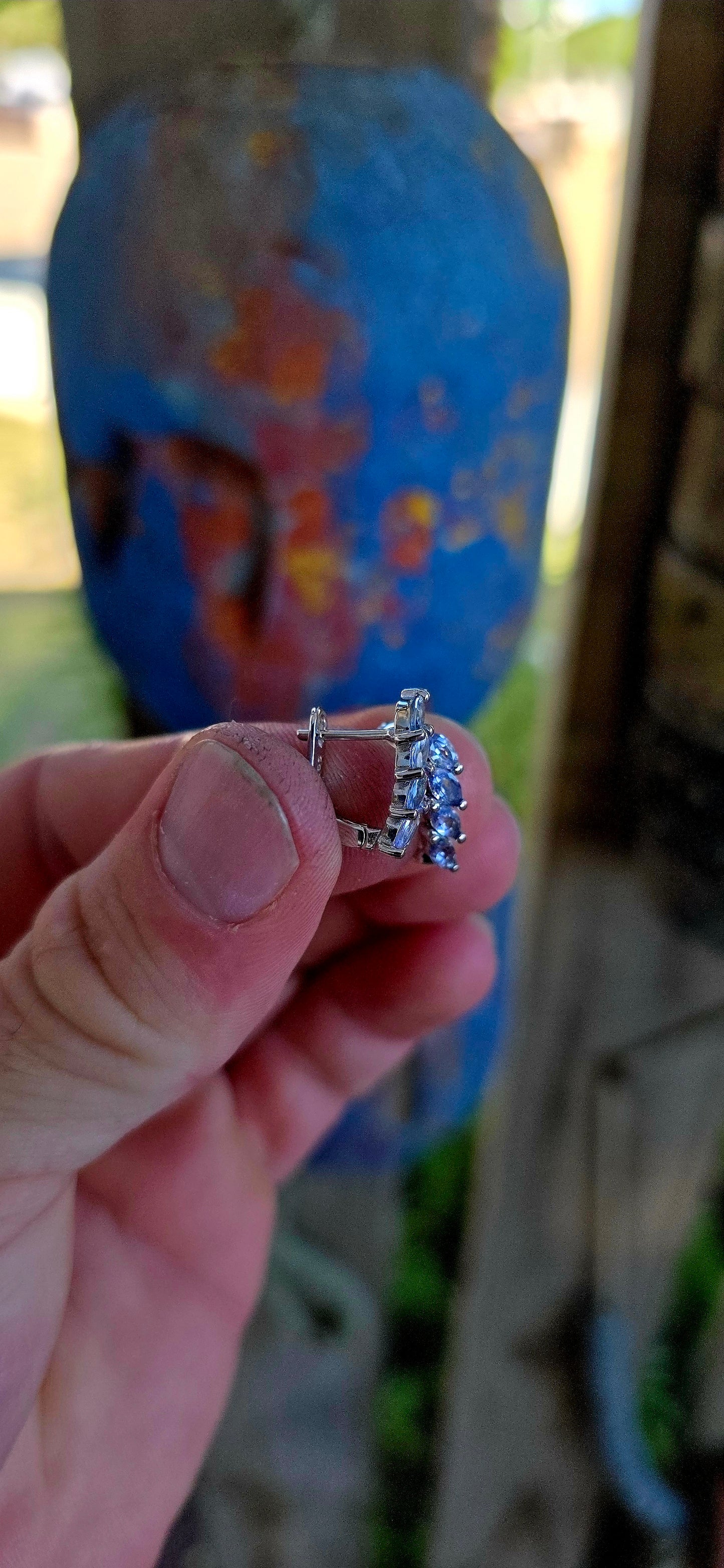 This beautiful matching sterling silver jewellery set brings together the soft, captivating glow of tanzanite gemstones in a coordinated trio designed to complement one another perfectly.