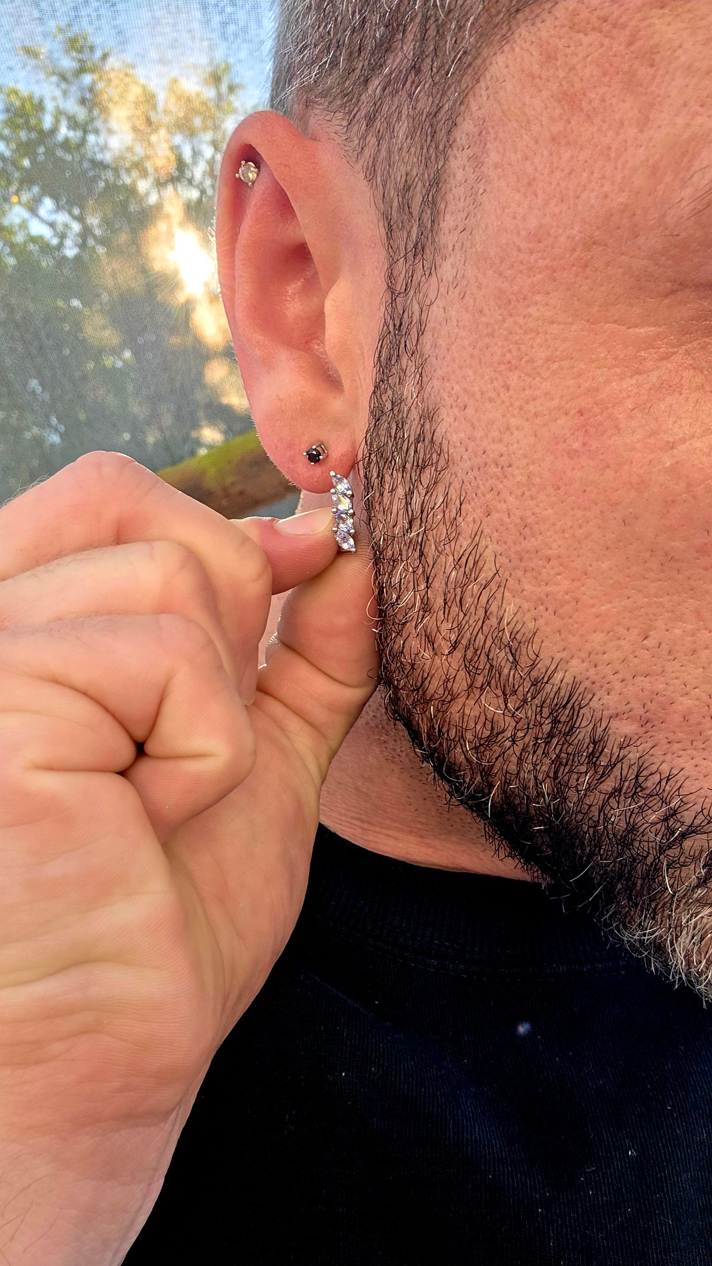 This beautiful matching sterling silver jewellery set brings together the soft, captivating glow of tanzanite gemstones in a coordinated trio designed to complement one another perfectly.