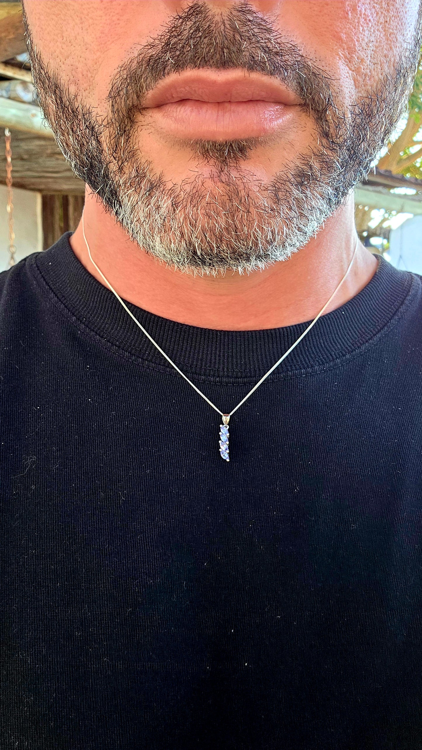 This beautiful matching sterling silver jewellery set brings together the soft, captivating glow of tanzanite gemstones in a coordinated trio designed to complement one another perfectly.