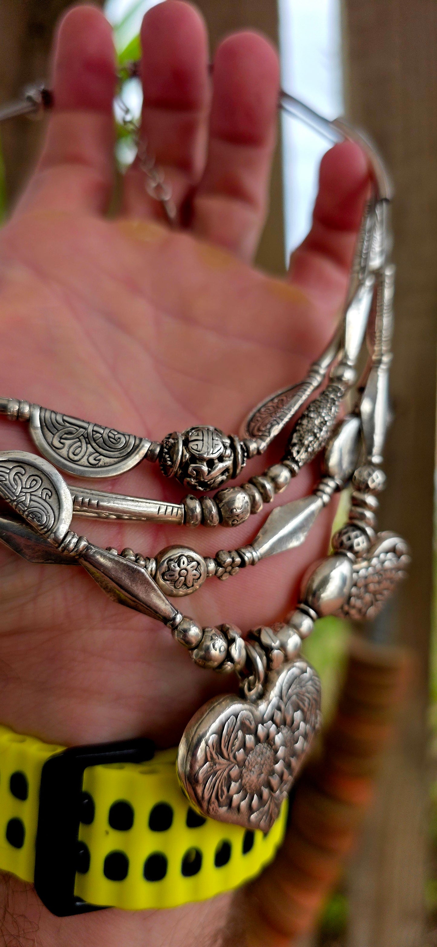 A chunky multi-strand designer necklace by Gas Bijoux, crafted in their unmistakable bohemian-meets-Parisian luxury style.