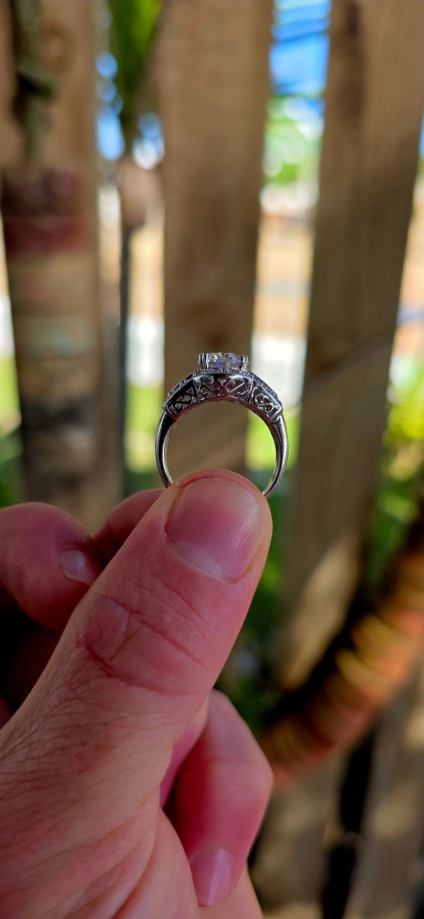 A high-quality designer-crafted sterling silver dress ring, set with a large oval-cut cubic zirconia at the centre, elevated in elegant prong settings to maximise light and sparkle.