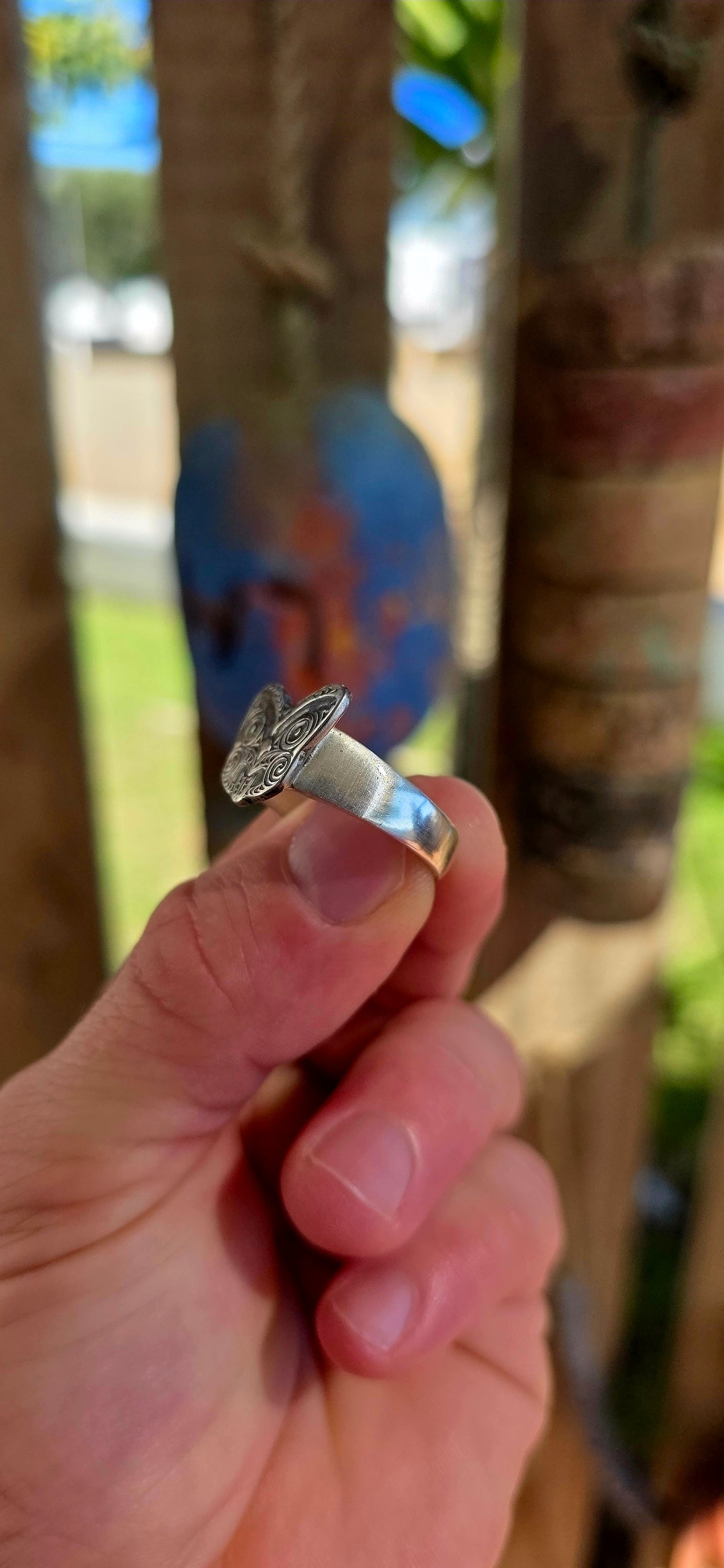 A bold and soulful unisex artisan ring, beautifully crafted from an authentic New Zealand coin and transformed into a striking piece of wearable art.