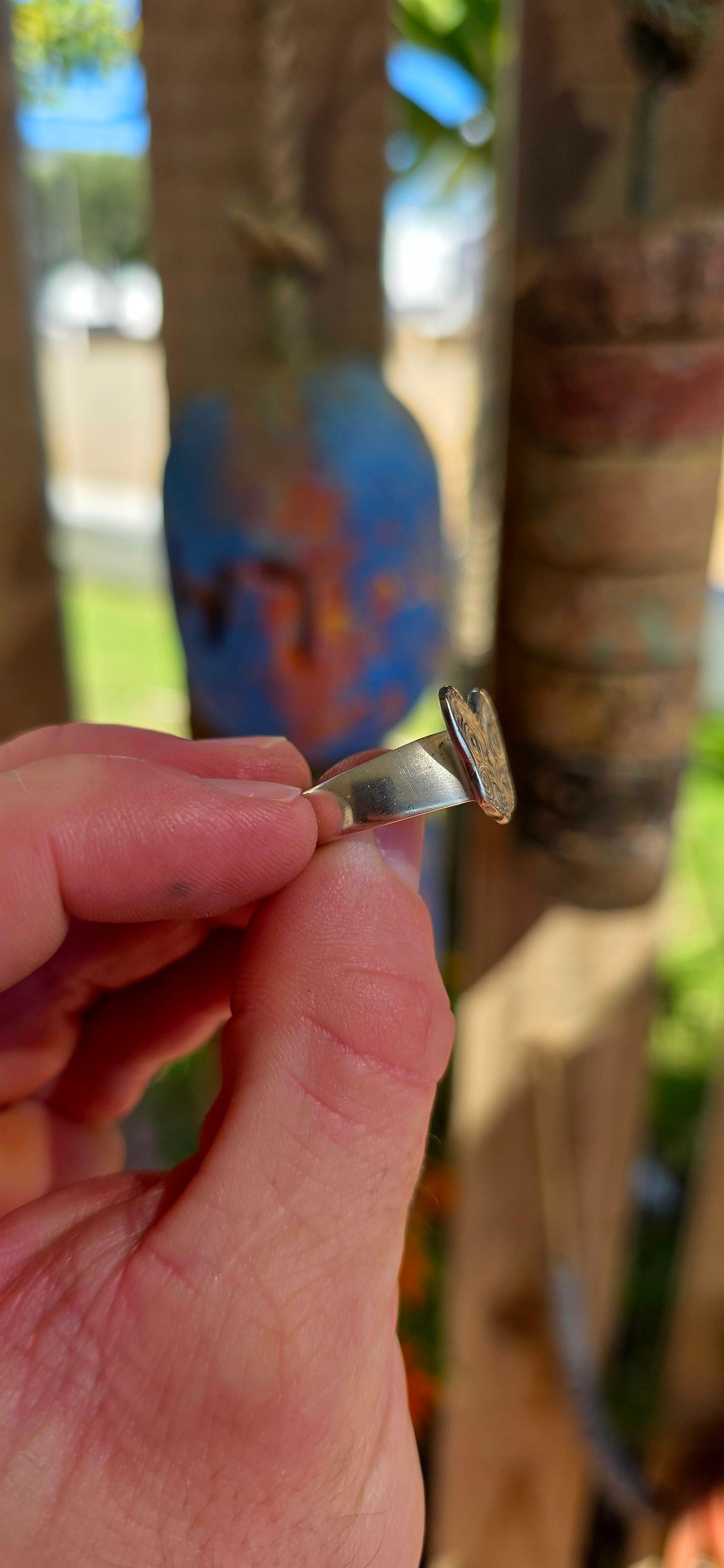 A bold and soulful unisex artisan ring, beautifully crafted from an authentic New Zealand coin and transformed into a striking piece of wearable art.