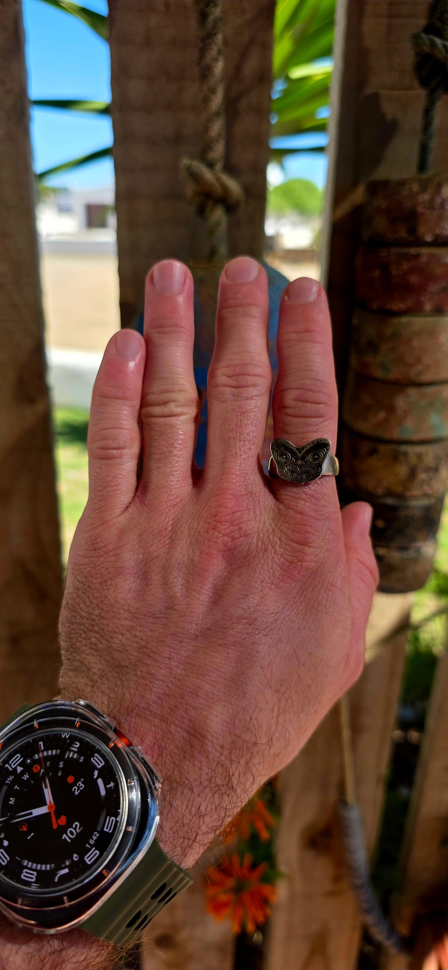 A bold and soulful unisex artisan ring, beautifully crafted from an authentic New Zealand coin and transformed into a striking piece of wearable art.