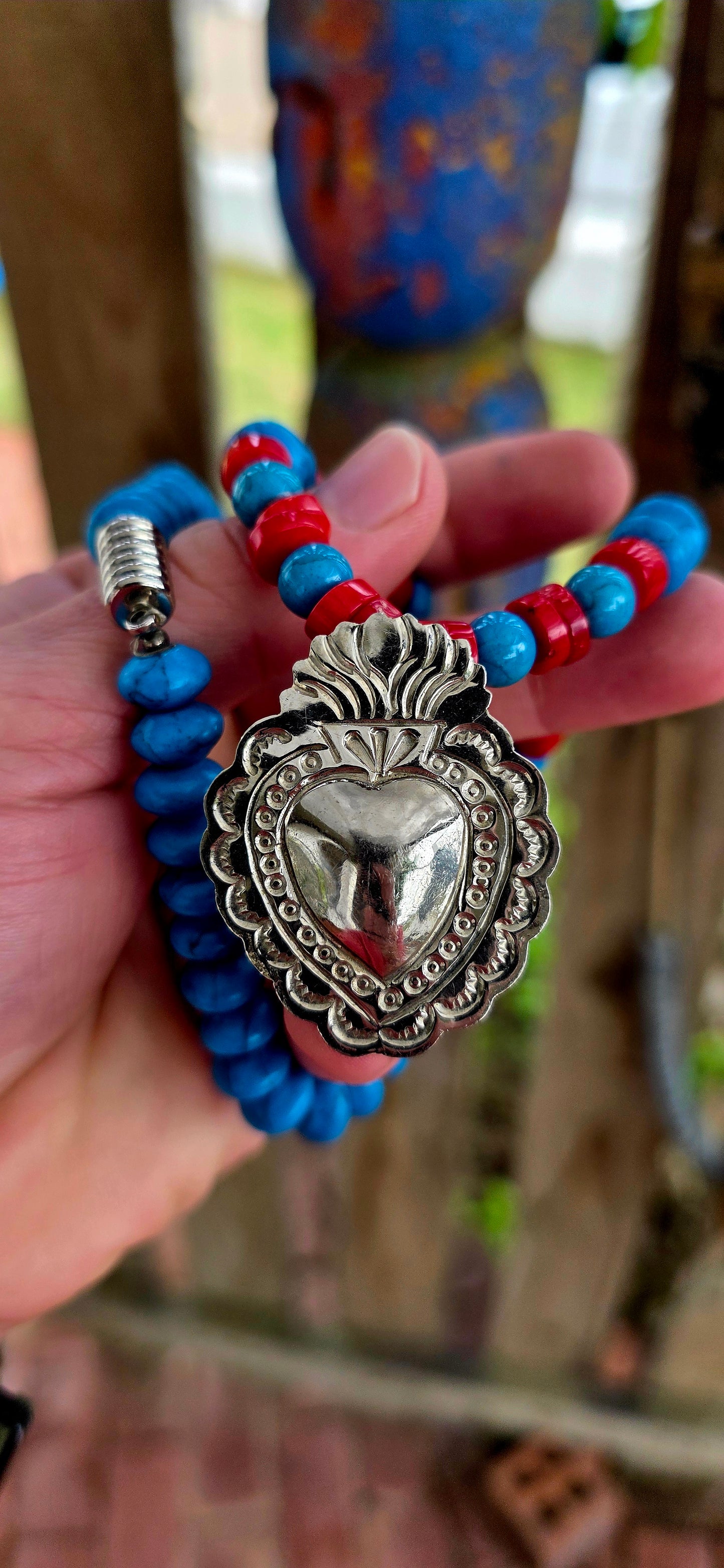 A bold and soulful statement piece overflowing with symbolism, colour and spiritual charm…