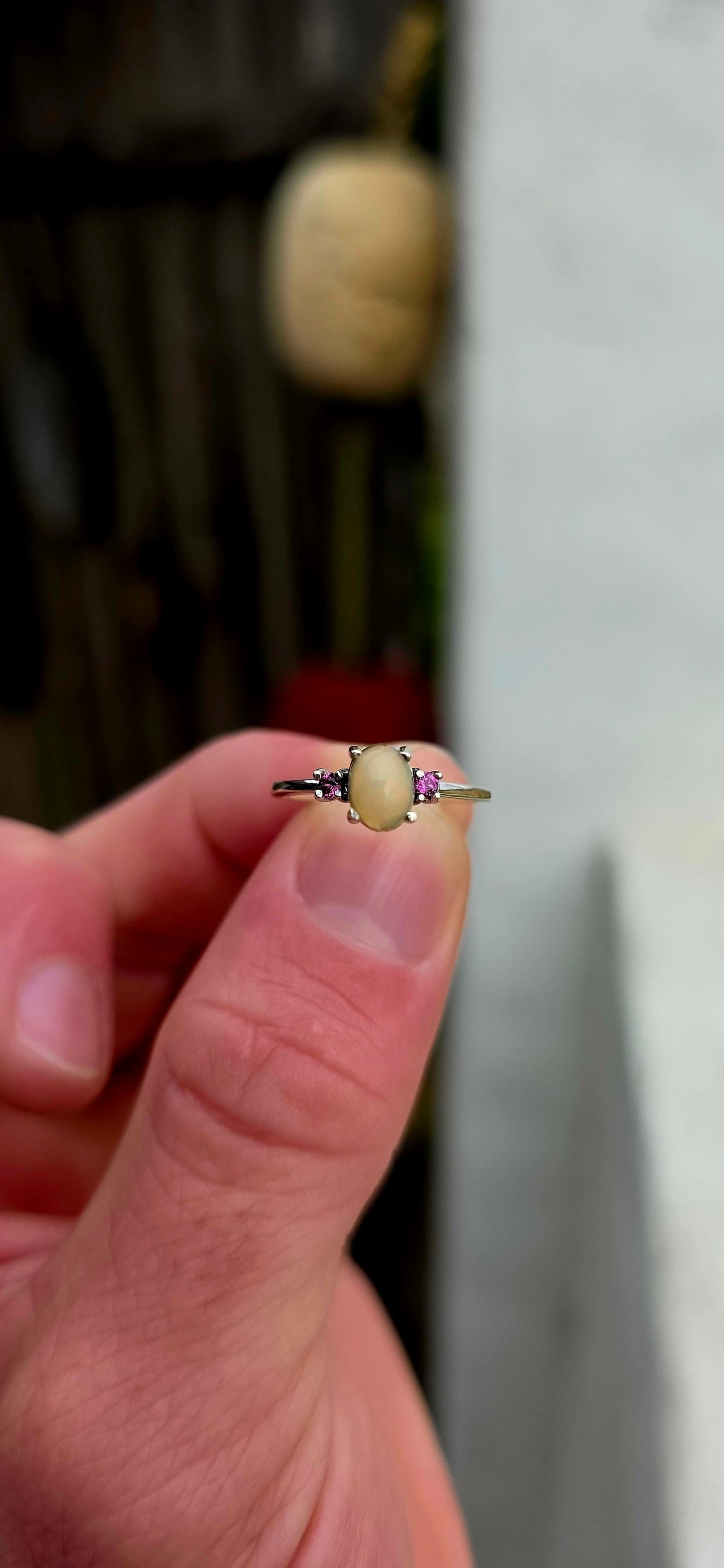 Delicate, romantic and wonderfully whimsical... Enchanting sterling silver trilogy ring.