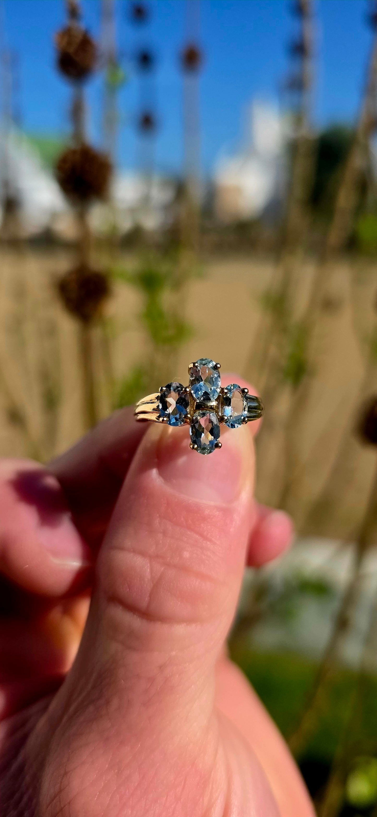 Delicate, enchanting, and filled with old-world charm… this beautiful ring feels like a tiny lucky treasure discovered at the end of a fairy tale.