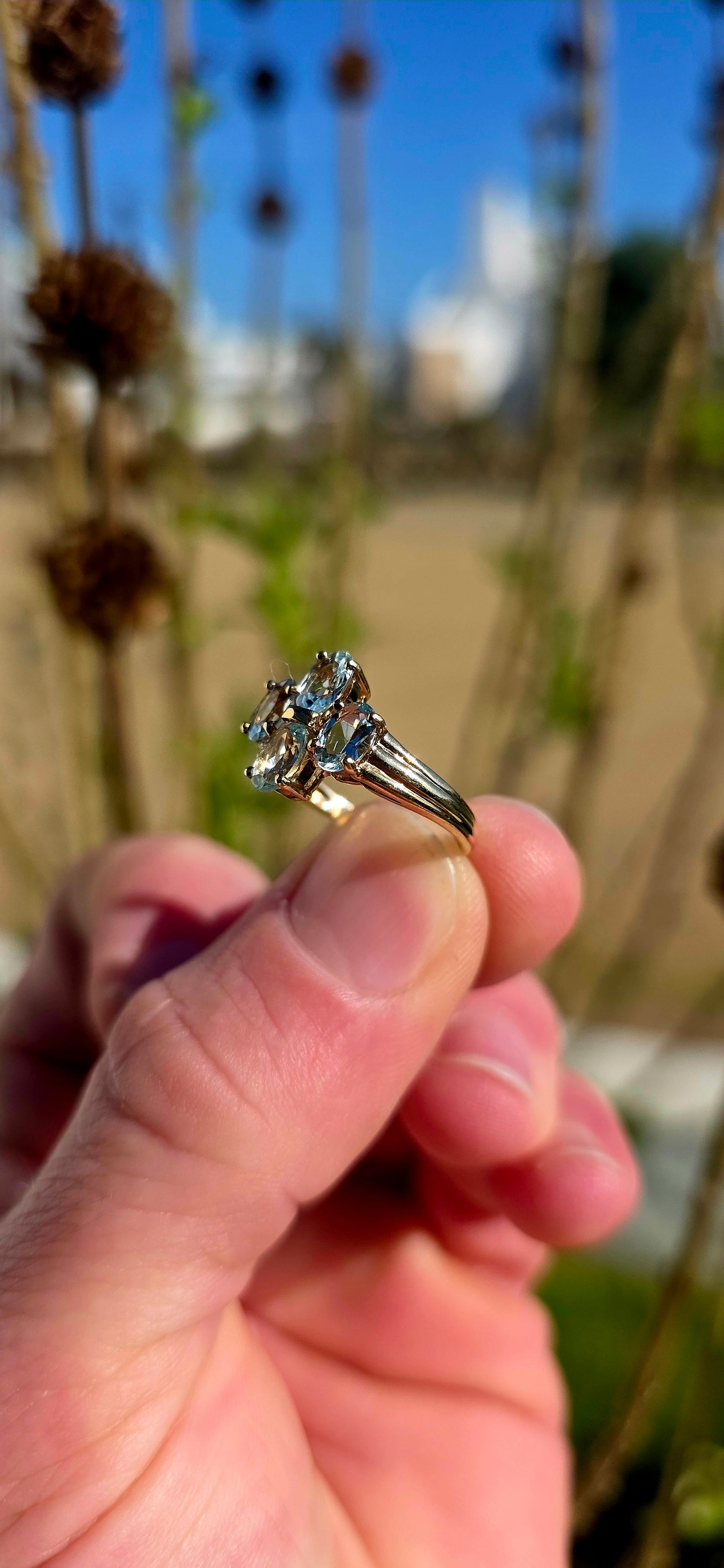 Delicate, enchanting, and filled with old-world charm… this beautiful ring feels like a tiny lucky treasure discovered at the end of a fairy tale.