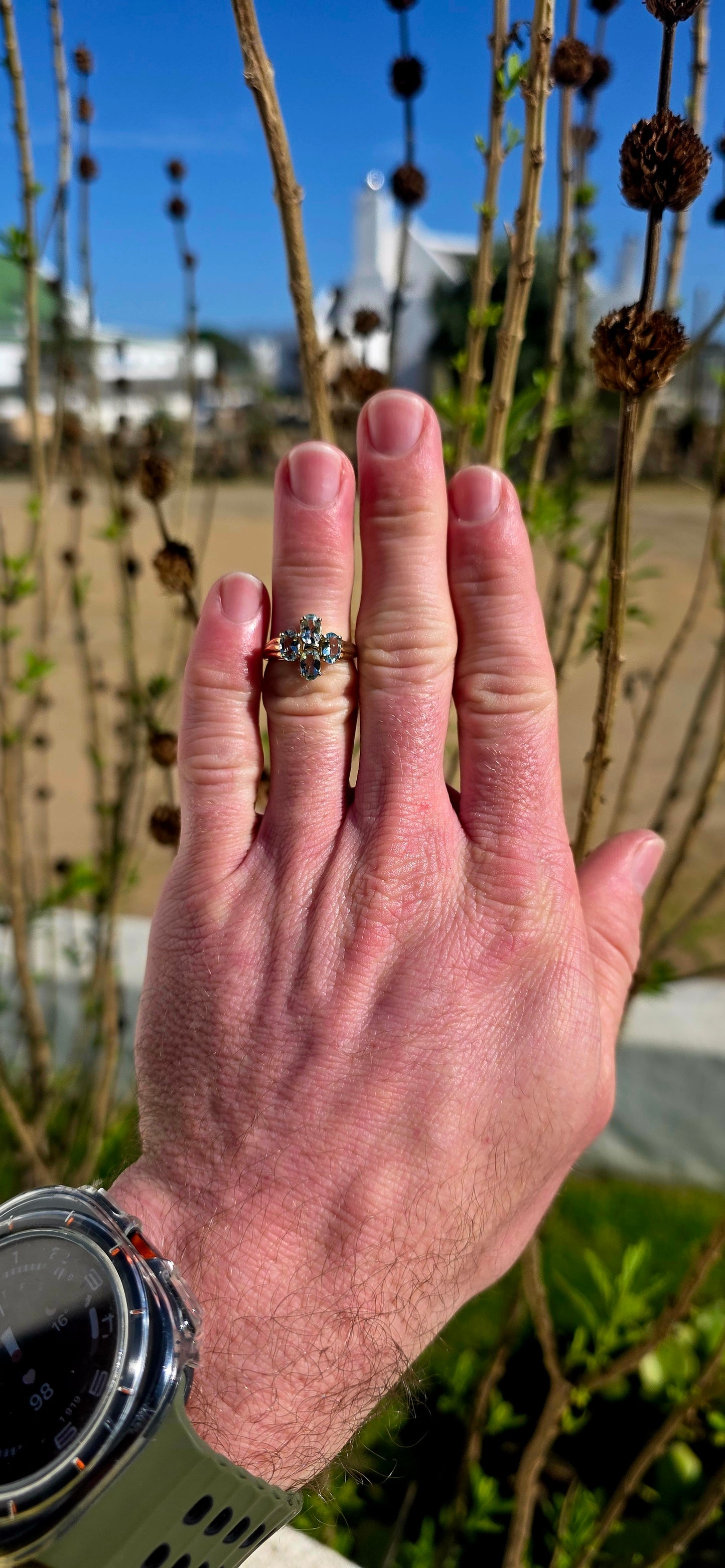 Delicate, enchanting, and filled with old-world charm… this beautiful ring feels like a tiny lucky treasure discovered at the end of a fairy tale.
