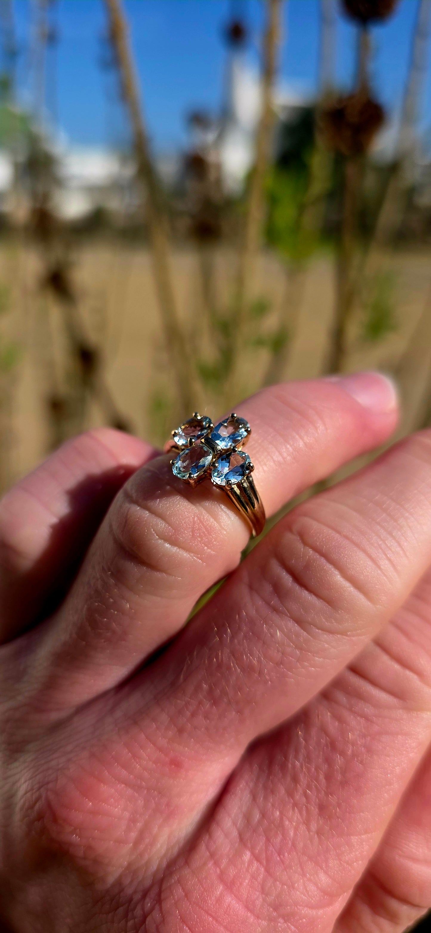Delicate, enchanting, and filled with old-world charm… this beautiful ring feels like a tiny lucky treasure discovered at the end of a fairy tale.