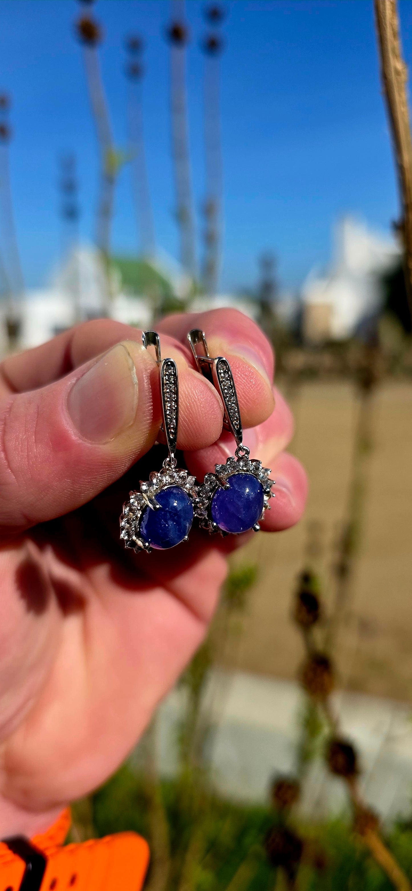 Pure sophistication with just the right touch of drama... these breathtaking sterling silver drop earrings are the kind of jewels that instantly elevate everything they are paired with.
