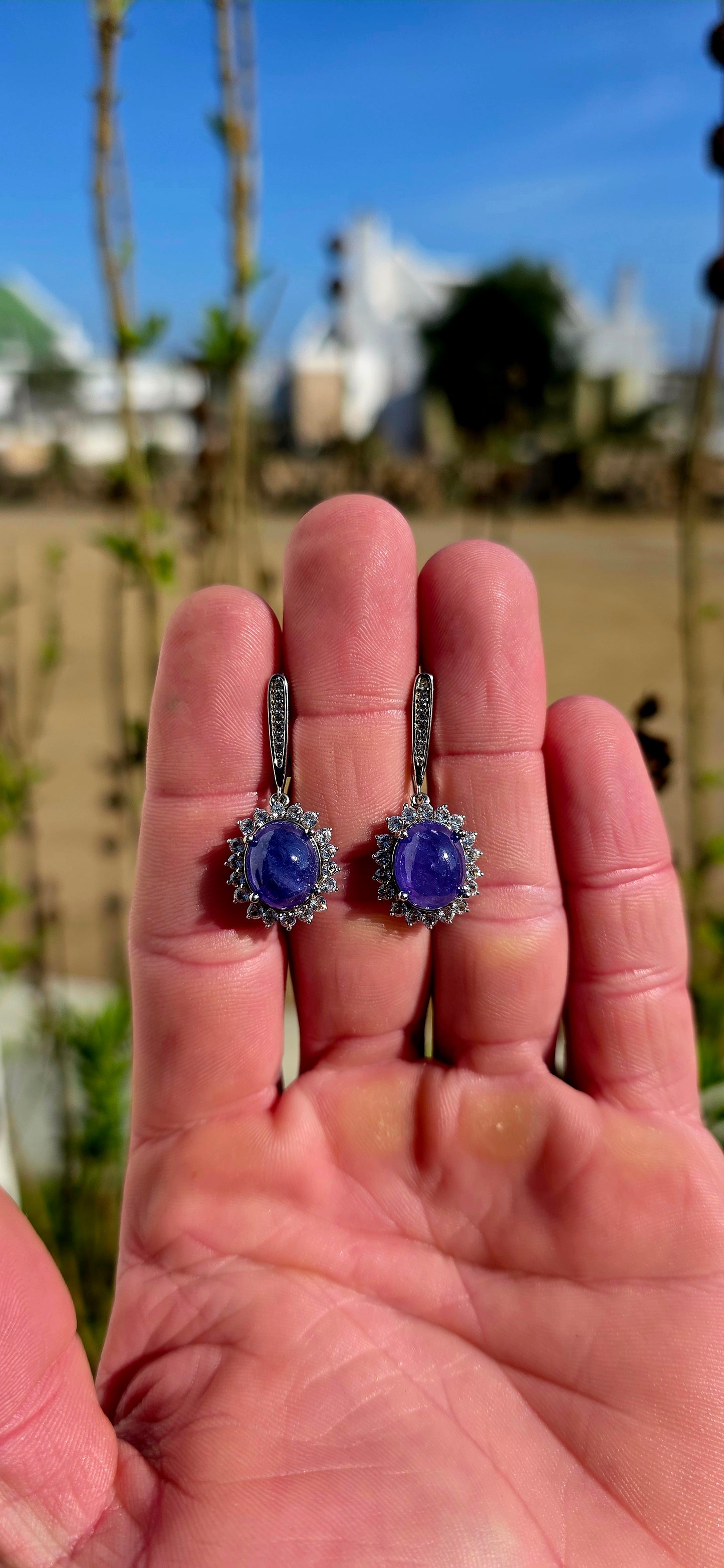 Pure sophistication with just the right touch of drama... these breathtaking sterling silver drop earrings are the kind of jewels that instantly elevate everything they are paired with.