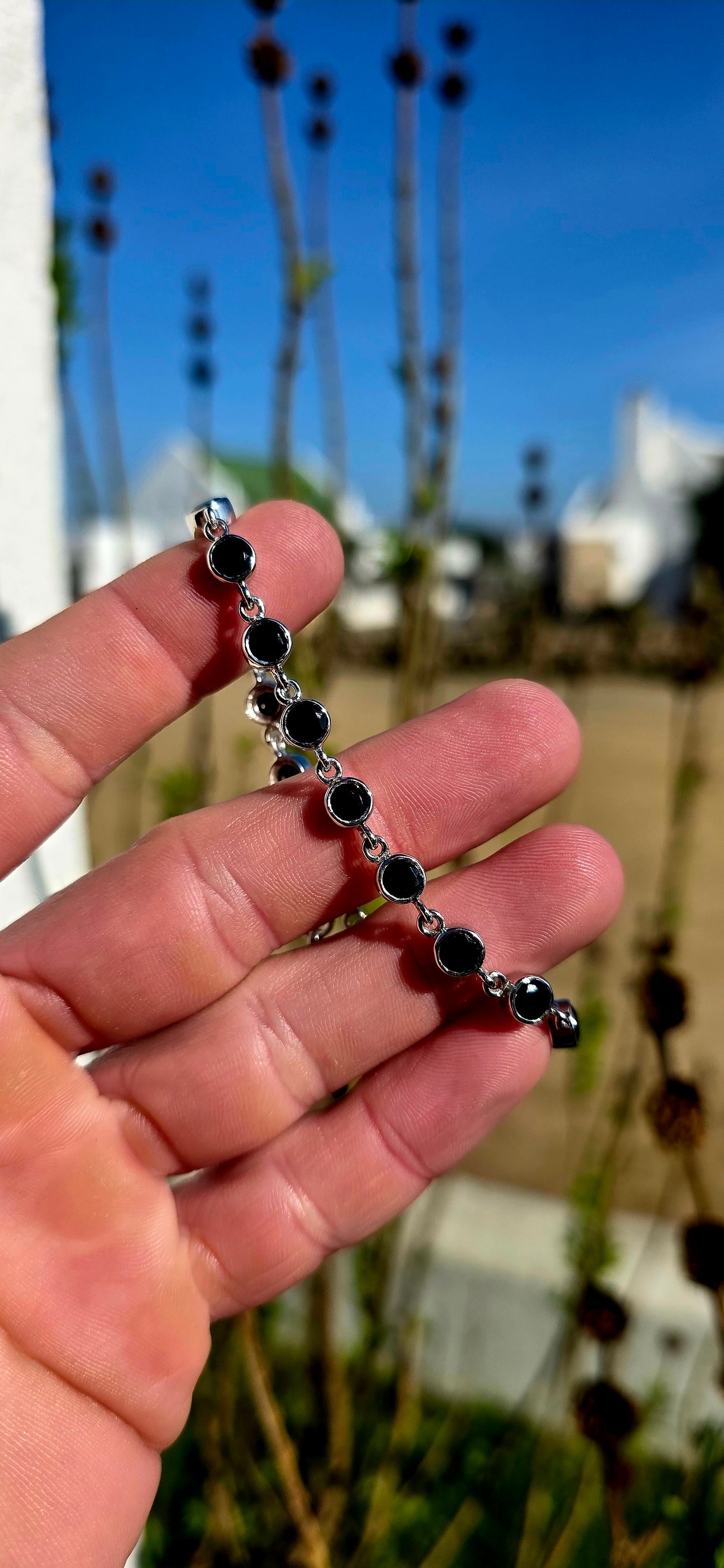 Sleek, sophisticated and effortlessly wearable... this striking black spinel bracelet is proof that sometimes simplicity makes the boldest statement.