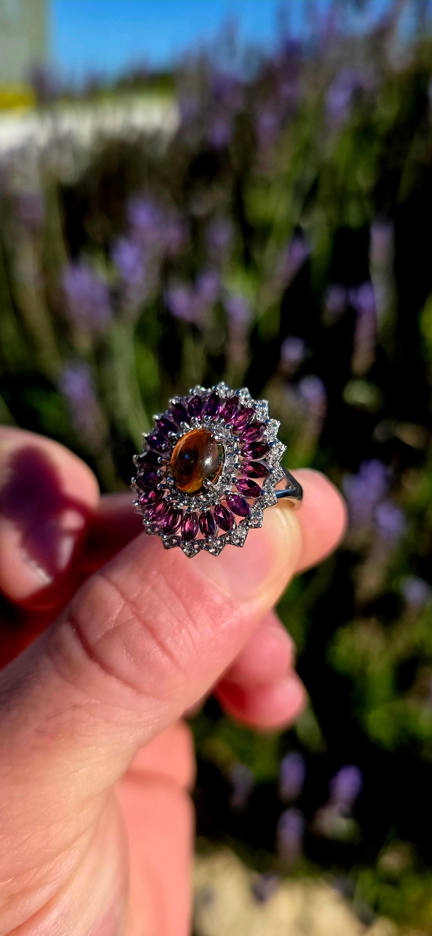 A ring that looks as though it was plucked straight from a fairy queen's treasure chest...