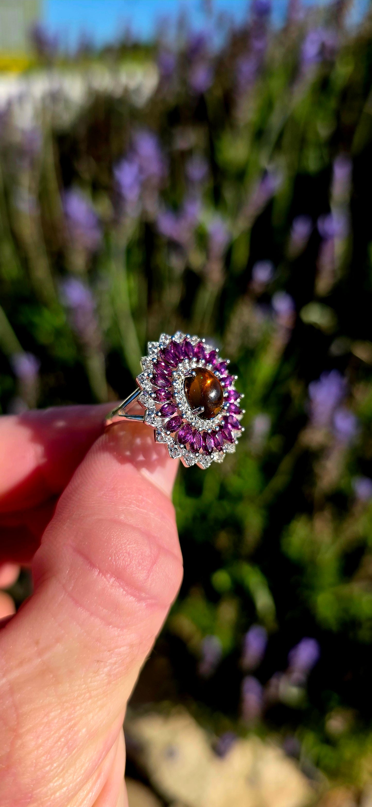 A ring that looks as though it was plucked straight from a fairy queen's treasure chest...