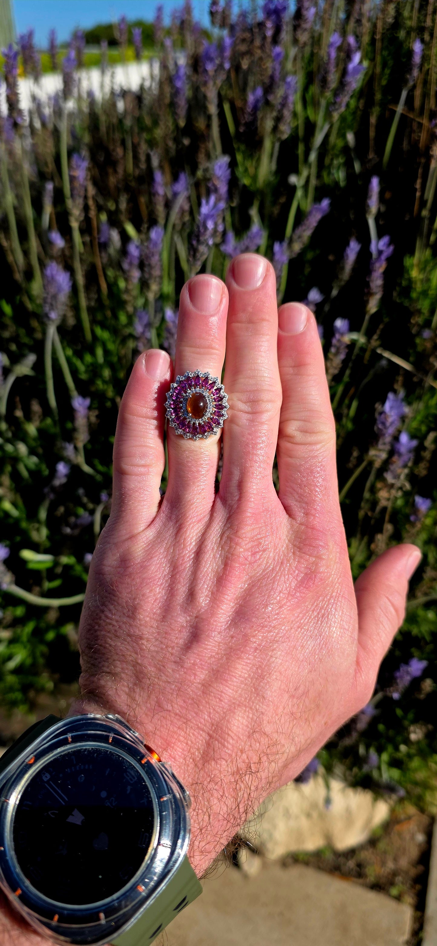 A ring that looks as though it was plucked straight from a fairy queen's treasure chest...