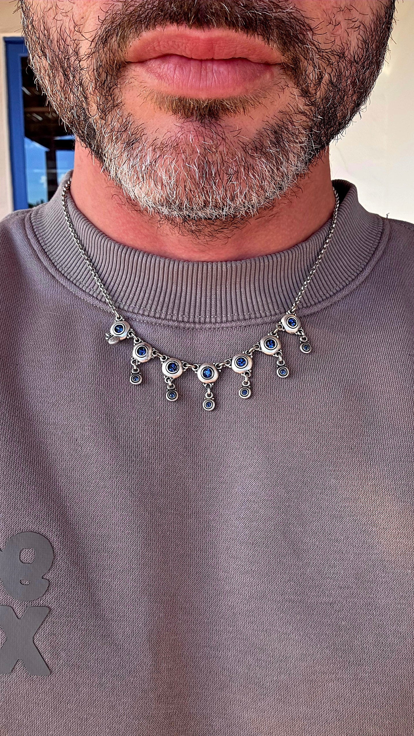 This beautiful costume necklace by renowned Israeli jewellery house Danon perfectly showcases the brand's signature blend of contemporary styling and artisan craftsmanship.