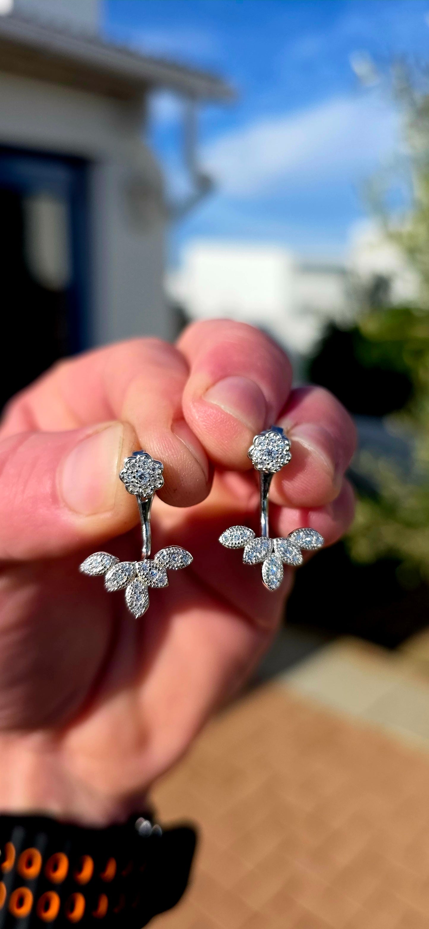 Two earrings... two completely different looks!