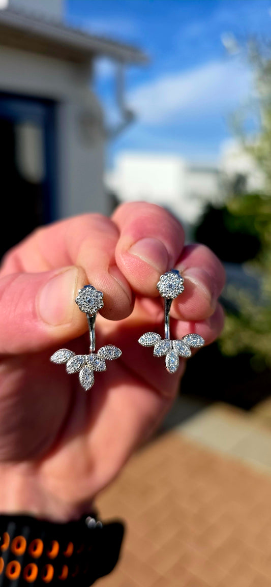 Two earrings... two completely different looks!