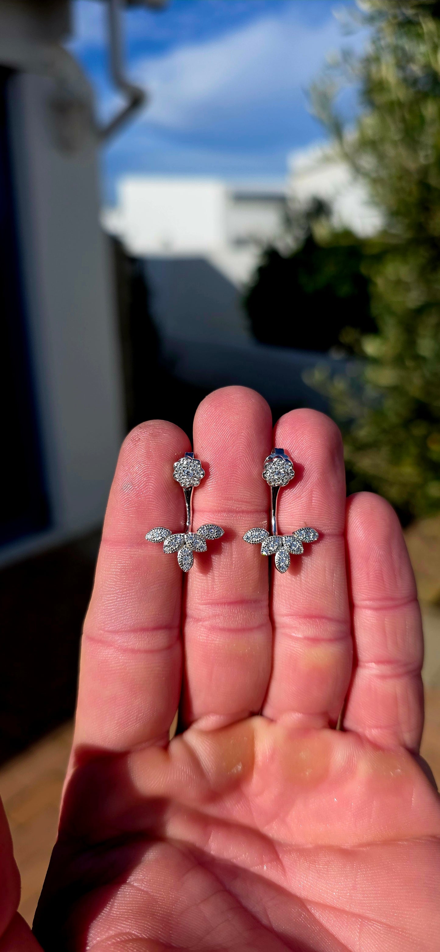 Two earrings... two completely different looks!
