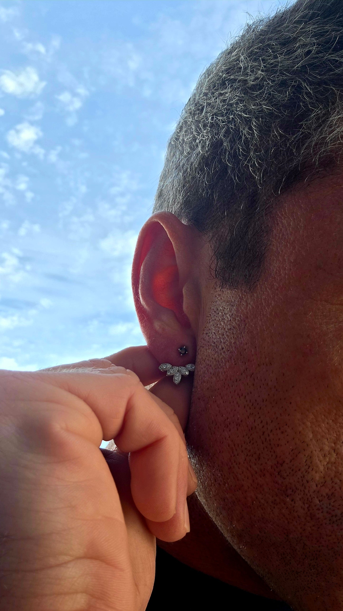 Two earrings... two completely different looks!