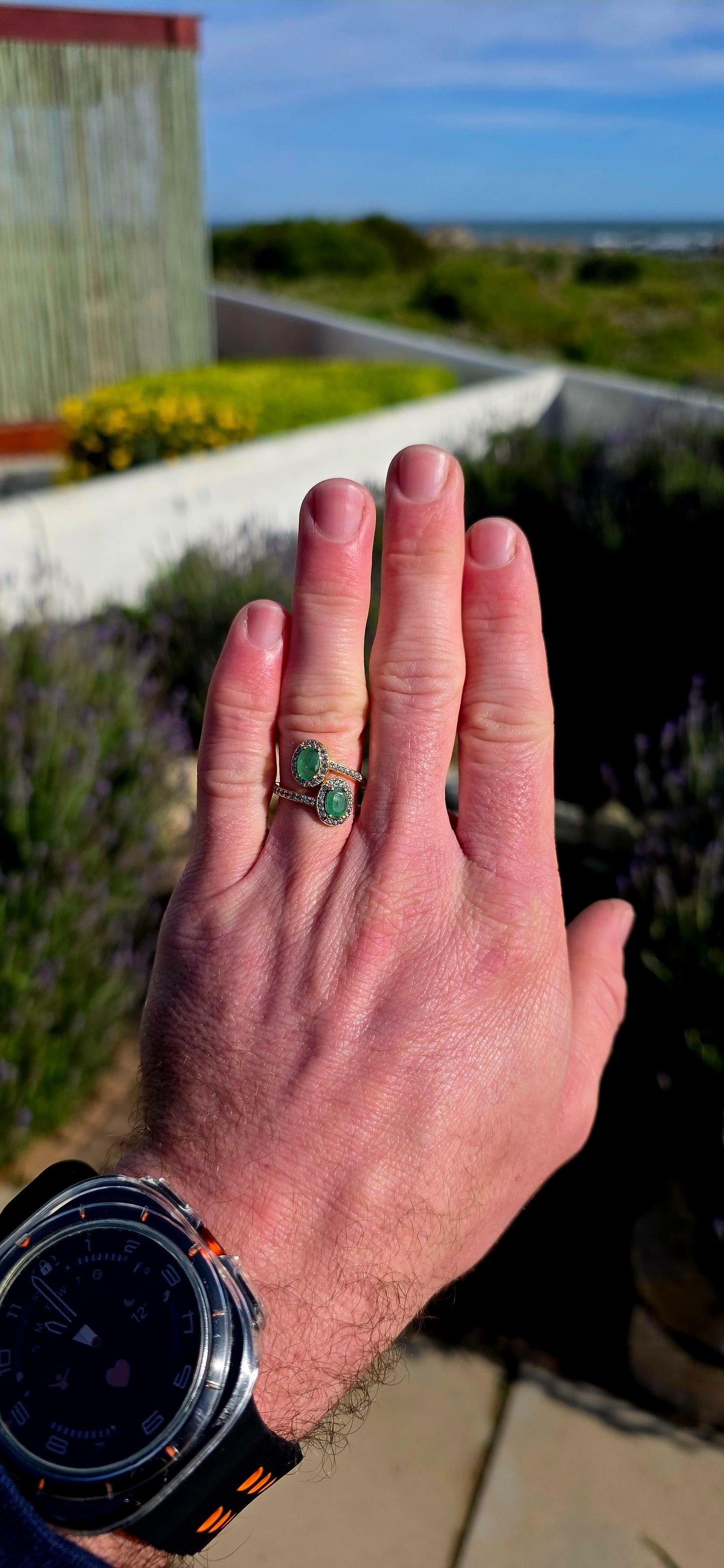Romantic and effortlessly elegant... this beautiful Toi et Moi ring is a modern interpretation of one of history's most iconic jewellery designs.