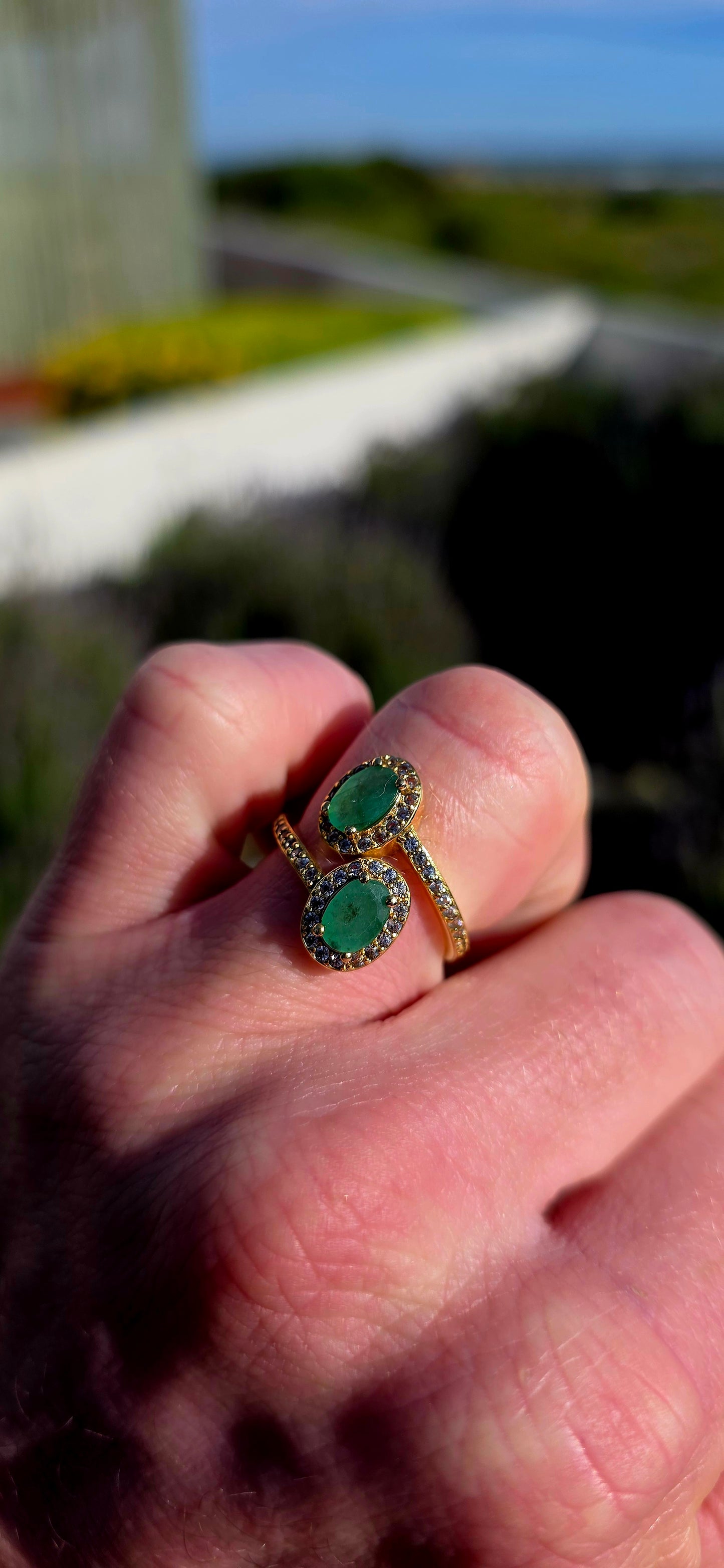 Romantic and effortlessly elegant... this beautiful Toi et Moi ring is a modern interpretation of one of history's most iconic jewellery designs.