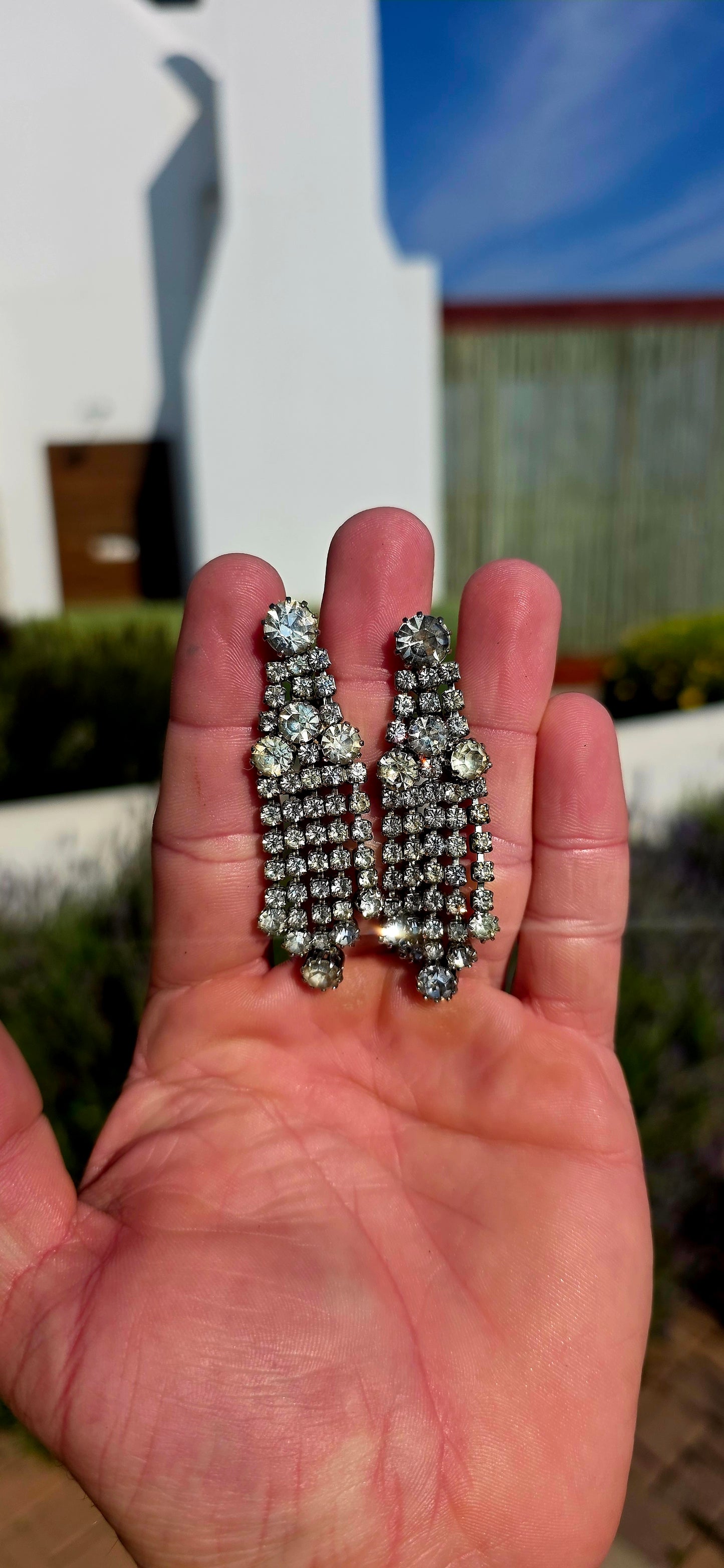 Pure vintage glamour at its finest... these magnificent 1950s designer clip-on earrings by Kramer of New York are everything we adore about the golden age of costume jewellery.
