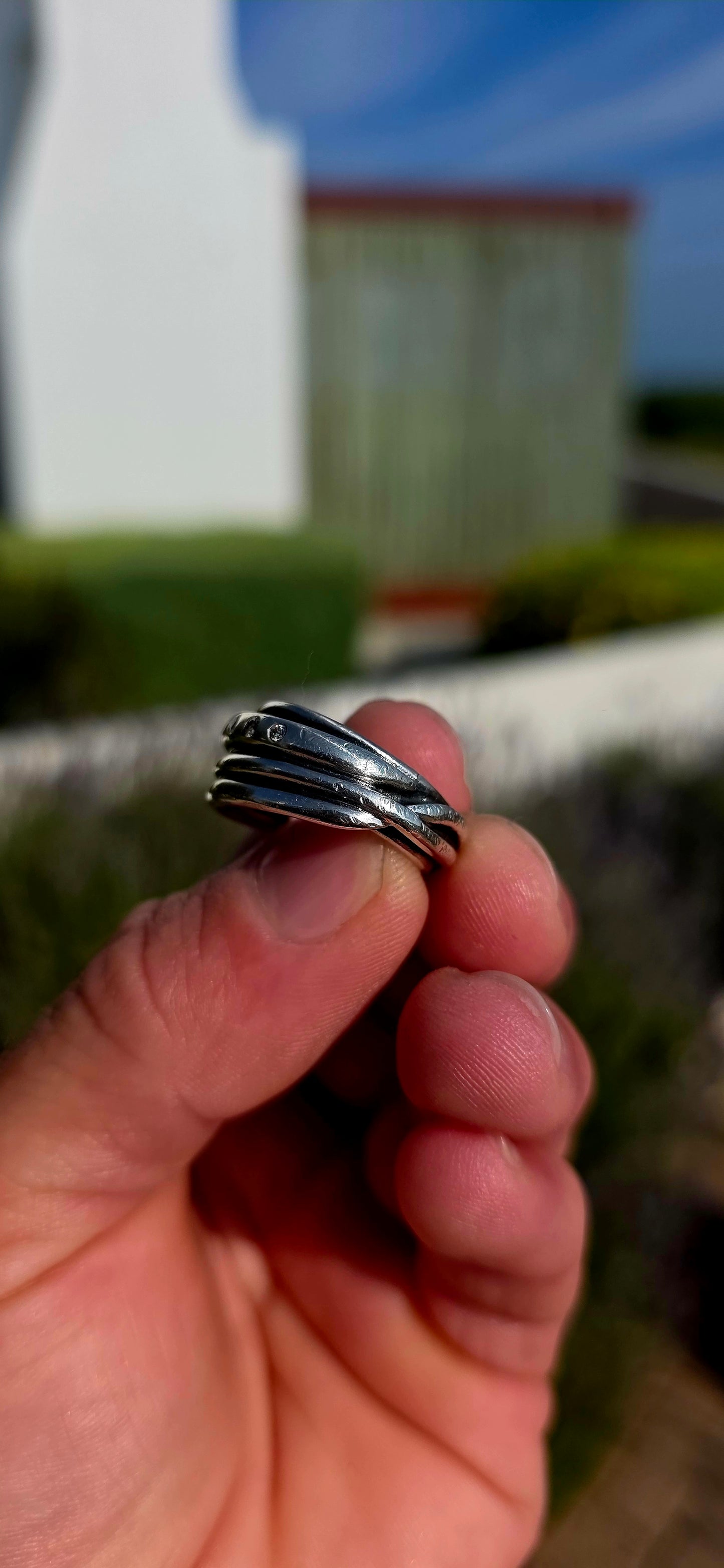 Bold, sculptural and stylish... this retired early Pandora designer ring is a beautiful example of the brand's iconic Scandinavian aesthetic.