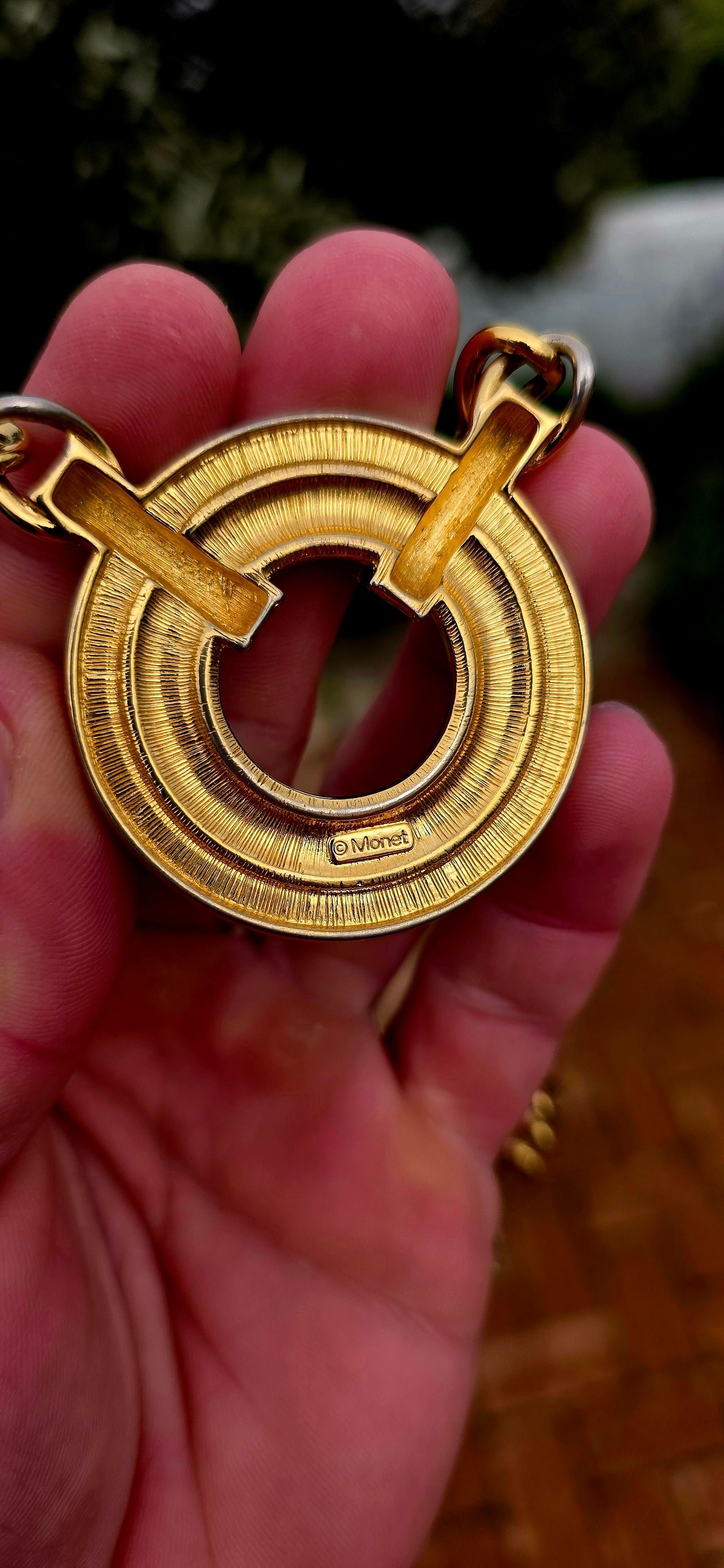 This this magnificent vintage Monet designer necklace is the very definition of power dressing with a touch of elegance.