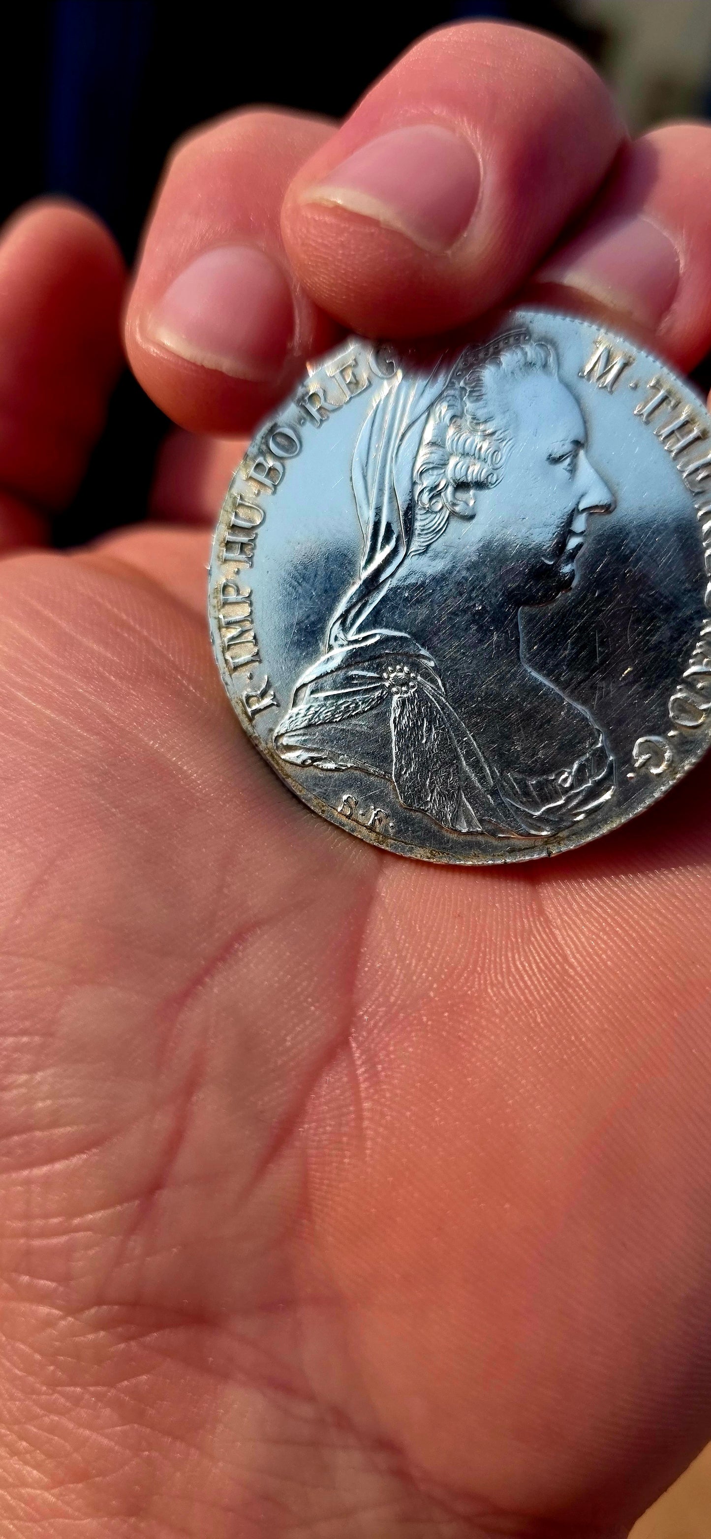 What a fabulous piece of history! Dating 1780, this iconic Maria Theresa Thaler is struck in substantial .833 silver, weighing approximately 28 grams and measuring 40 mm across.
