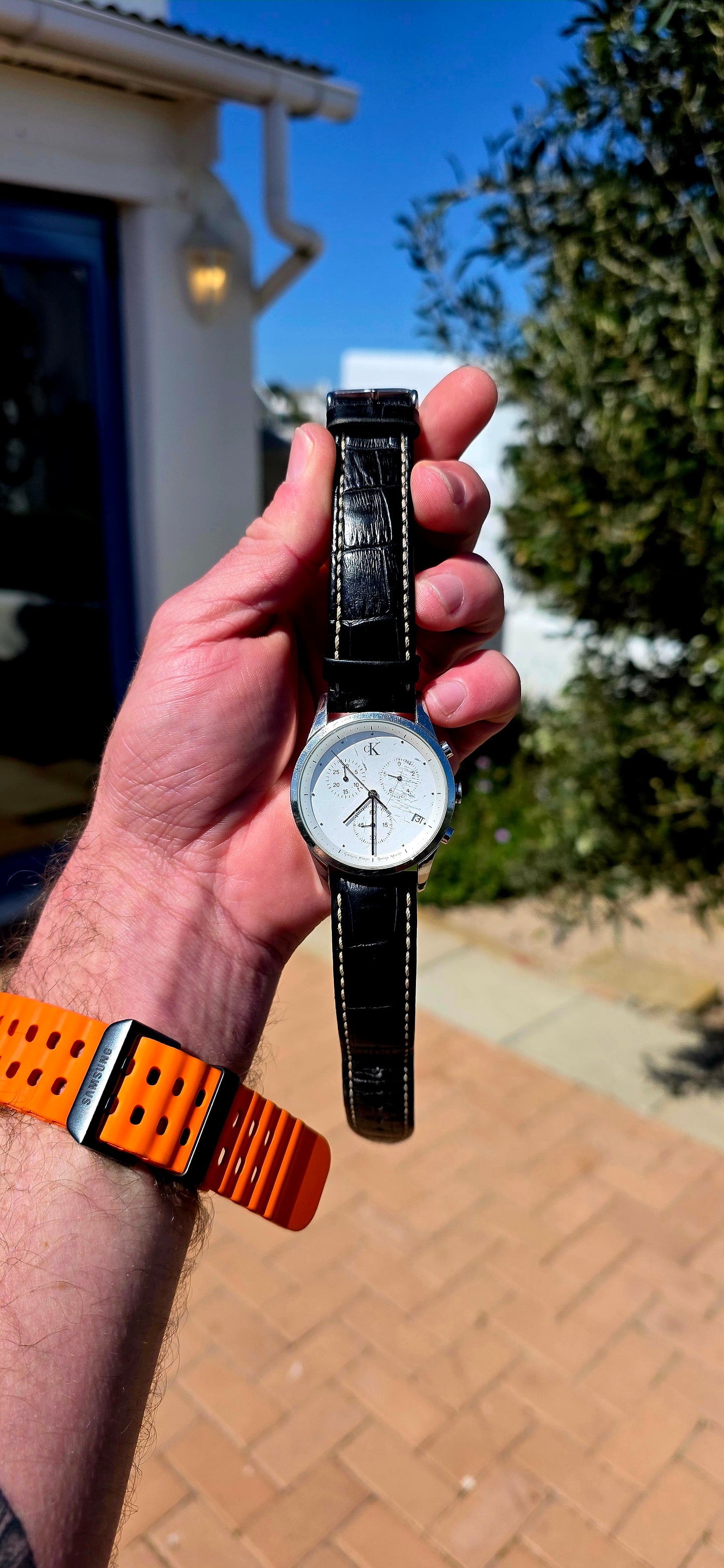 A fabulous designer timepiece from Calvin Klein with that clean, minimalist Swiss aesthetic the brand does so well!