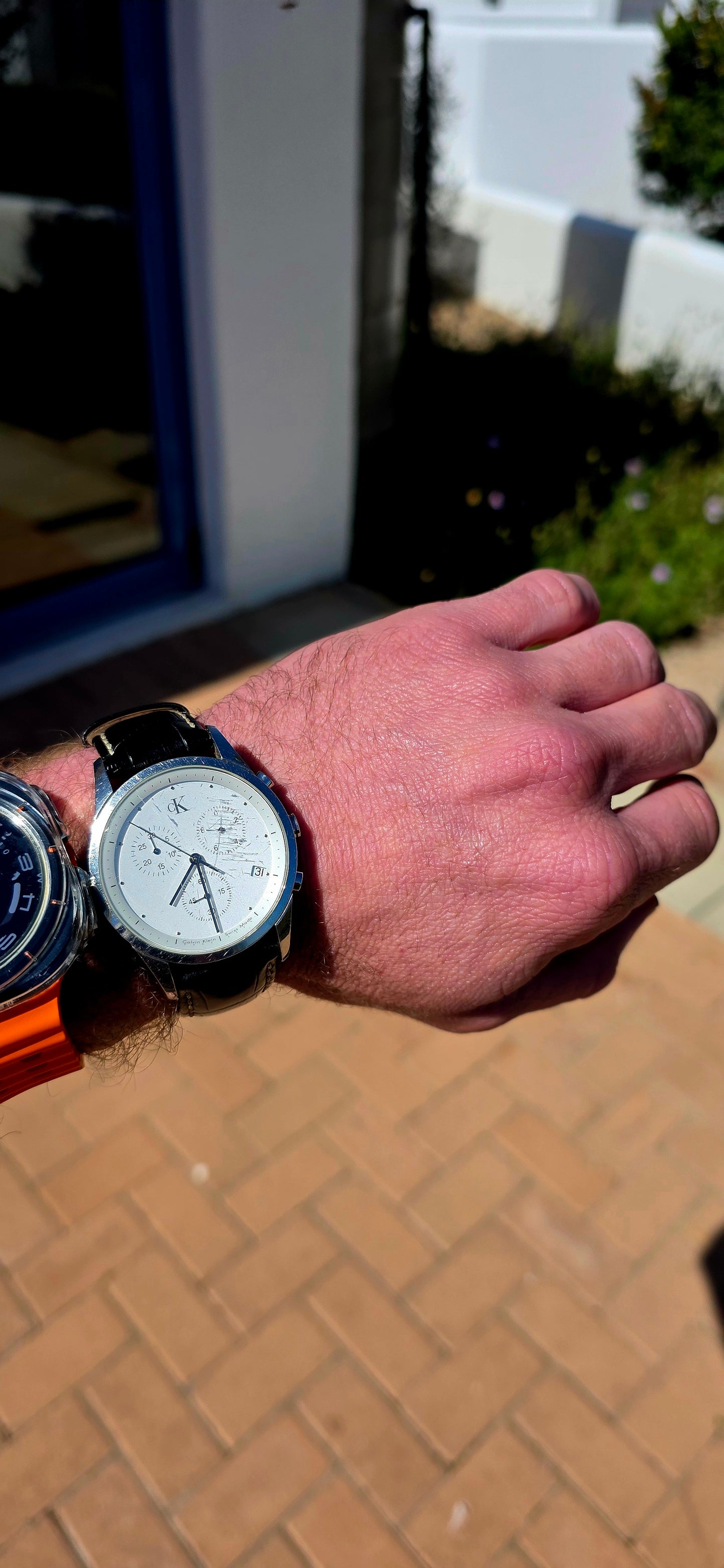 A fabulous designer timepiece from Calvin Klein with that clean, minimalist Swiss aesthetic the brand does so well!