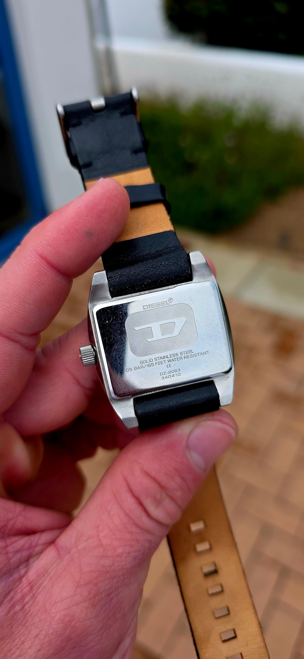 A seriously cool piece of early-2000s Diesel — chunky, industrial and unmistakably Y2K!