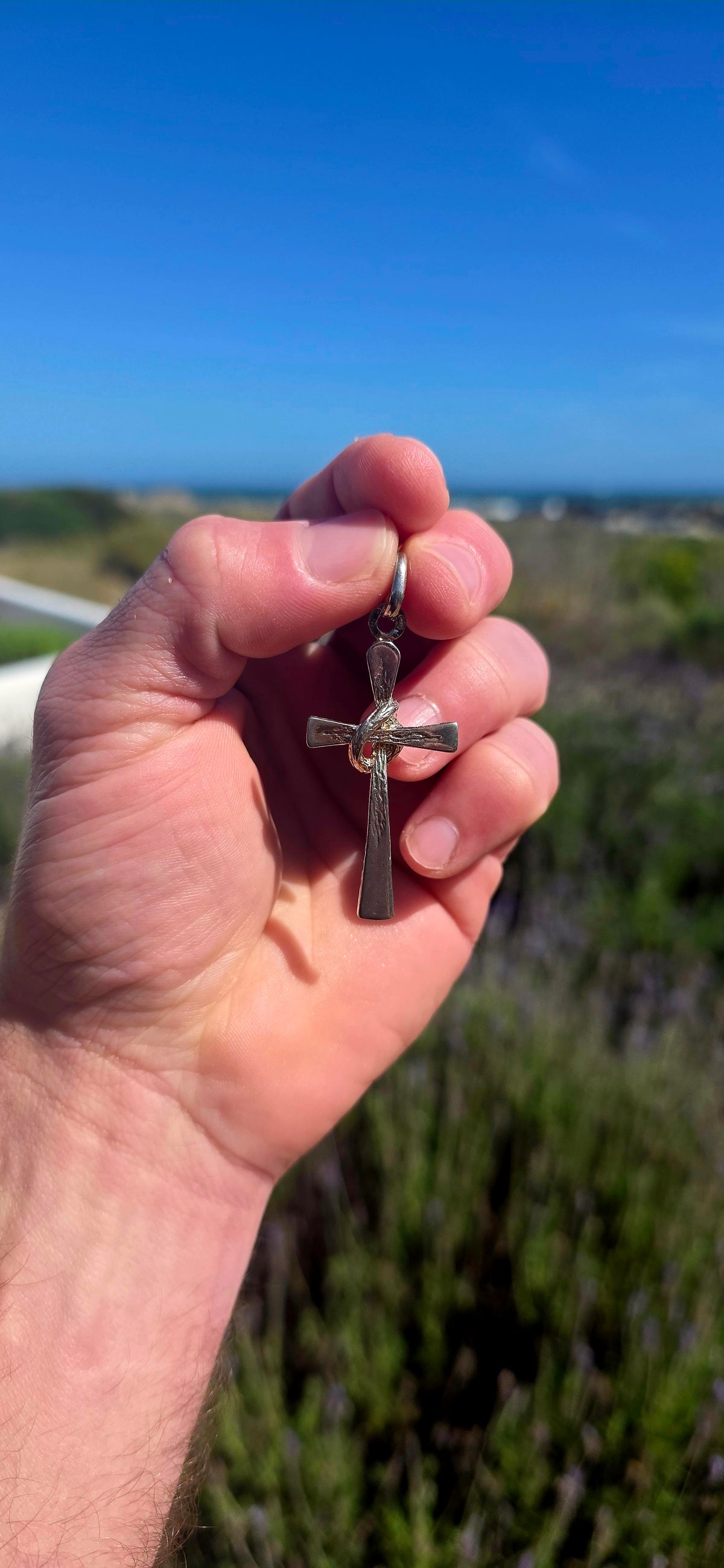 A fabulous piece of vintage Italian designer jewellery — and certainly not your traditional little Cross!