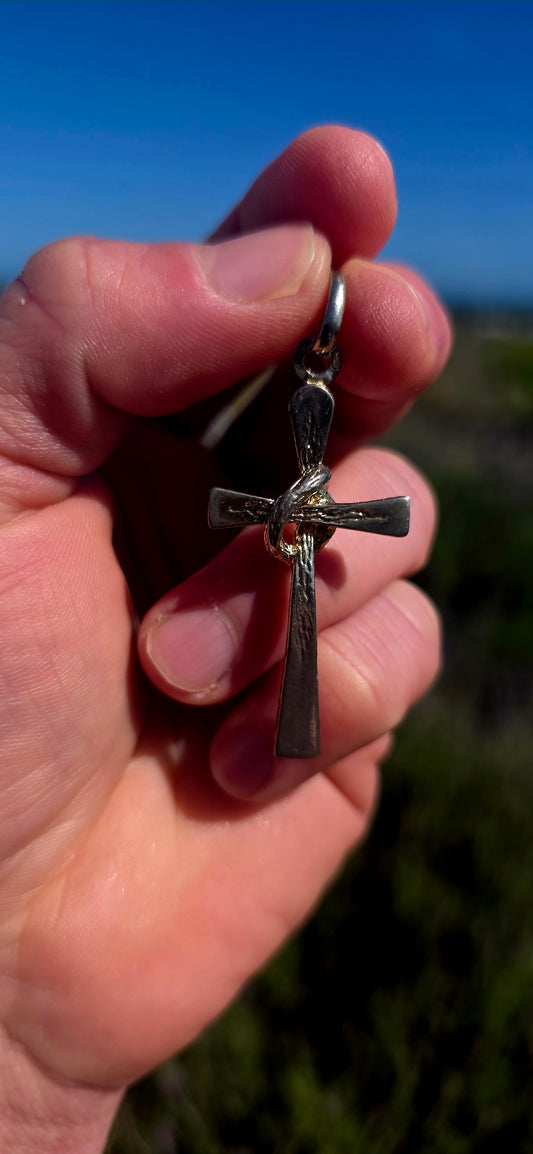 A fabulous piece of vintage Italian designer jewellery — and certainly not your traditional little Cross!
