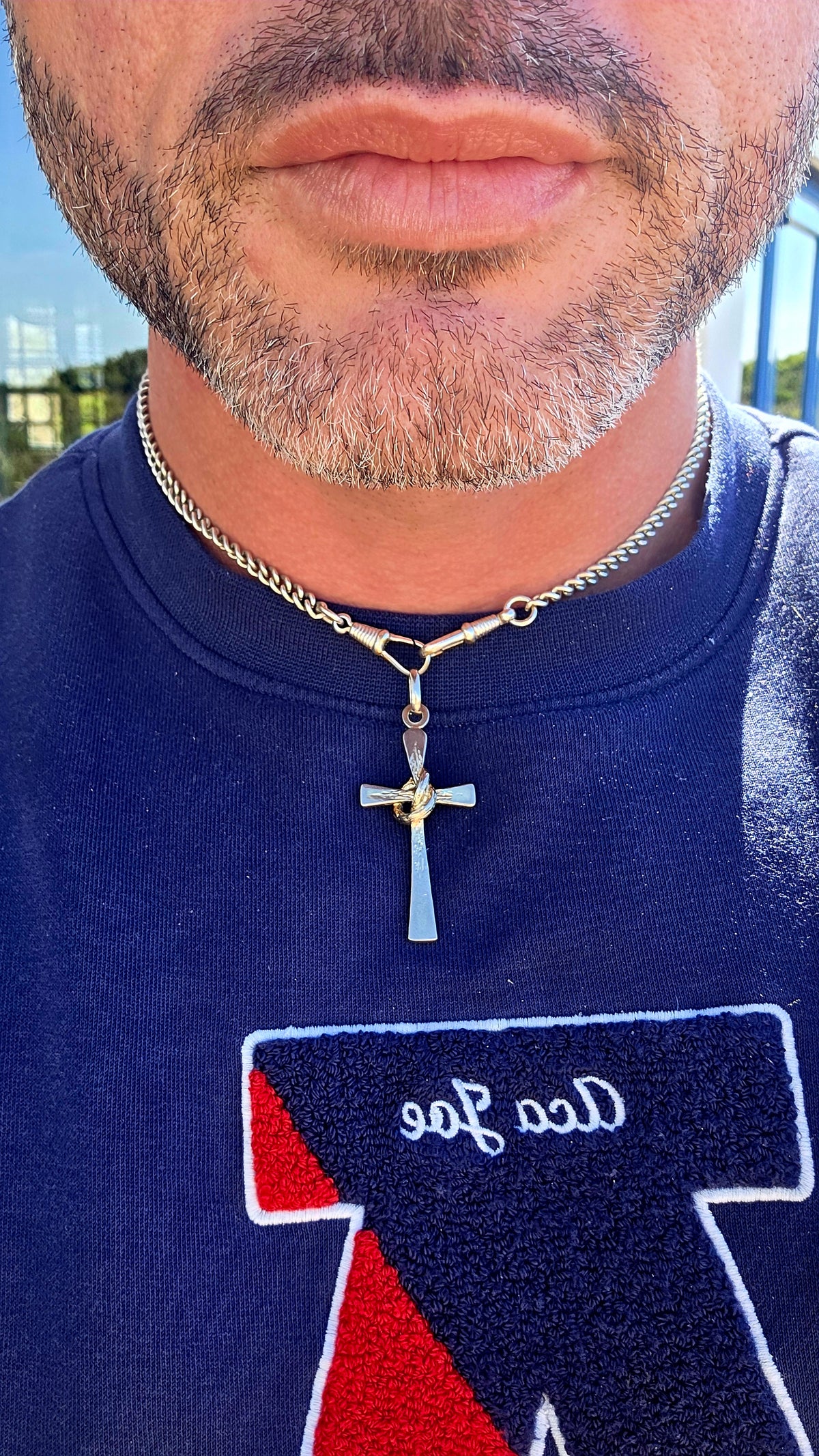 A fabulous piece of vintage Italian designer jewellery — and certainly not your traditional little Cross!