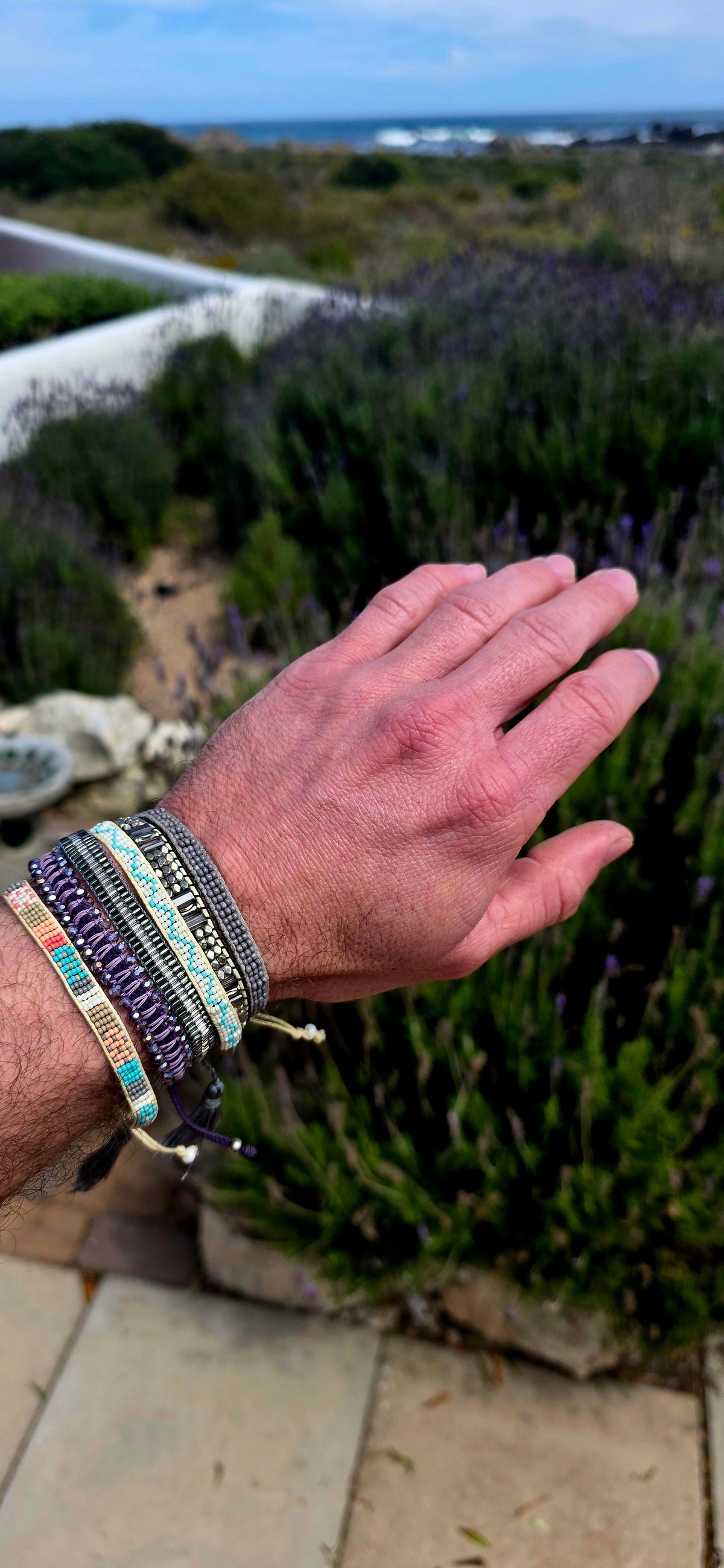 A fabulous collection of FIVE artisan-made bohemian bracelets, each bursting with individuality, beautiful textures and intricate handcrafted detailing!