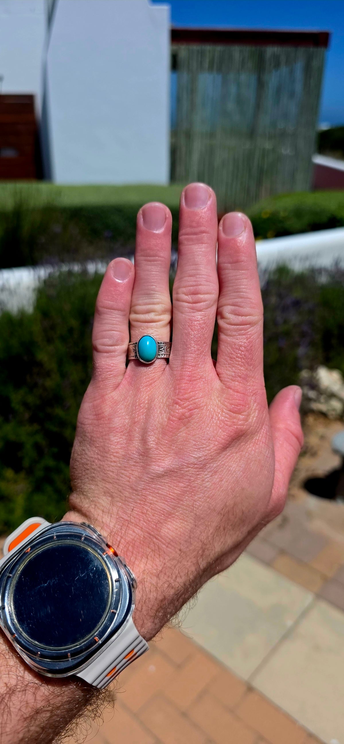 A beautifully crafted vintage unisex artisan sterling silver dress ring, inspired by the mysterious beauty and symbolism of ancient Egypt!