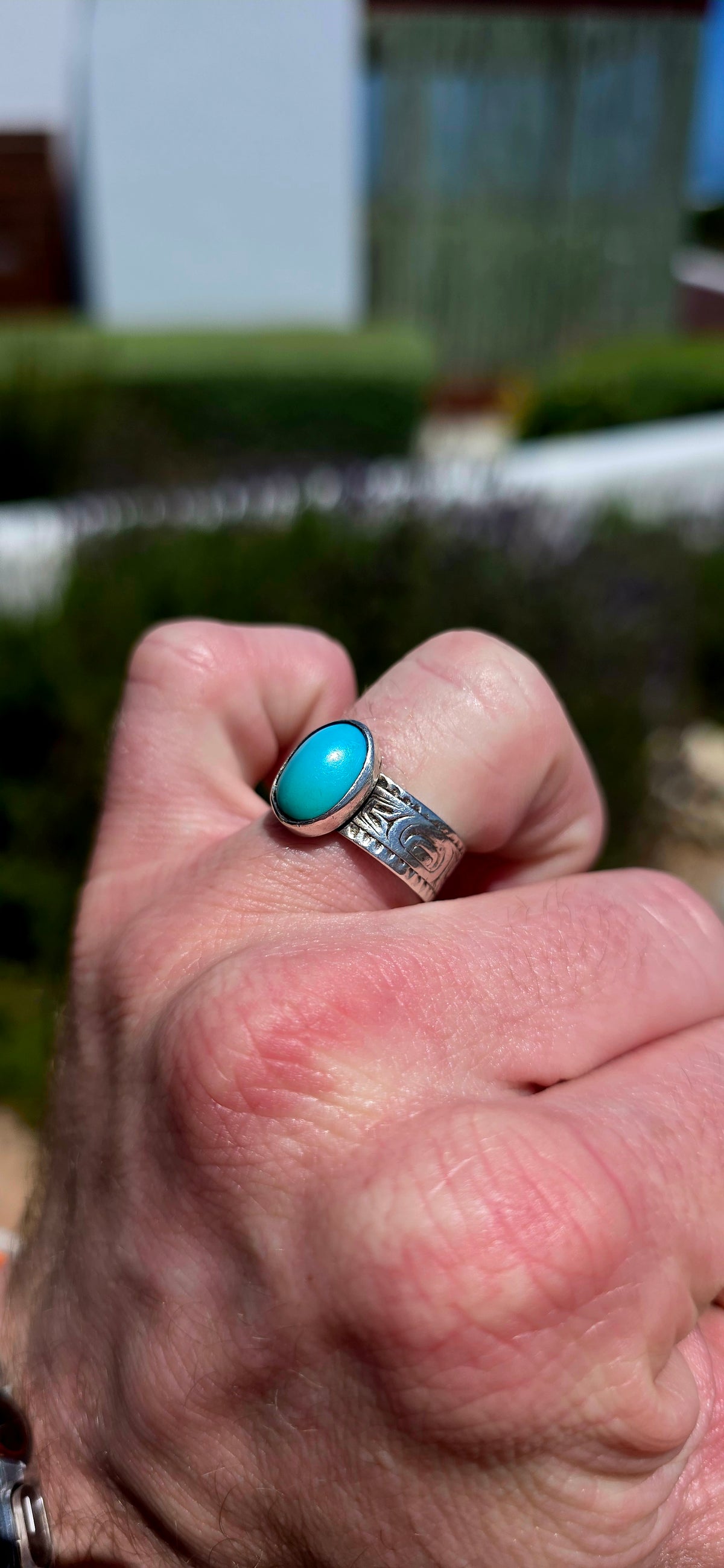 A beautifully crafted vintage unisex artisan sterling silver dress ring, inspired by the mysterious beauty and symbolism of ancient Egypt!