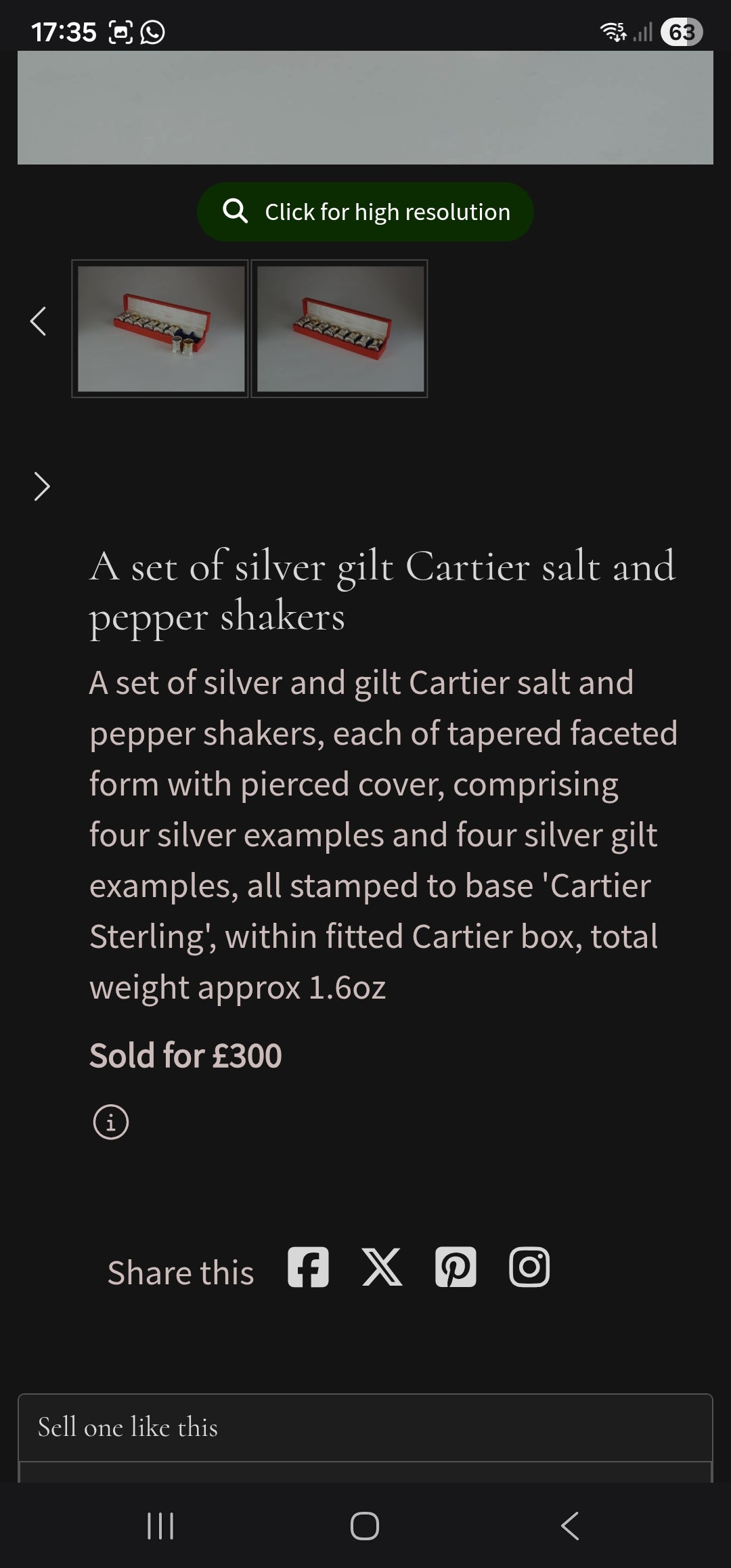 Vintage 1990's boxed set of Cartier sterling silver salt & pepper shakers — a true example of functional luxury where haute maison craftsmanship meets everyday ritual.